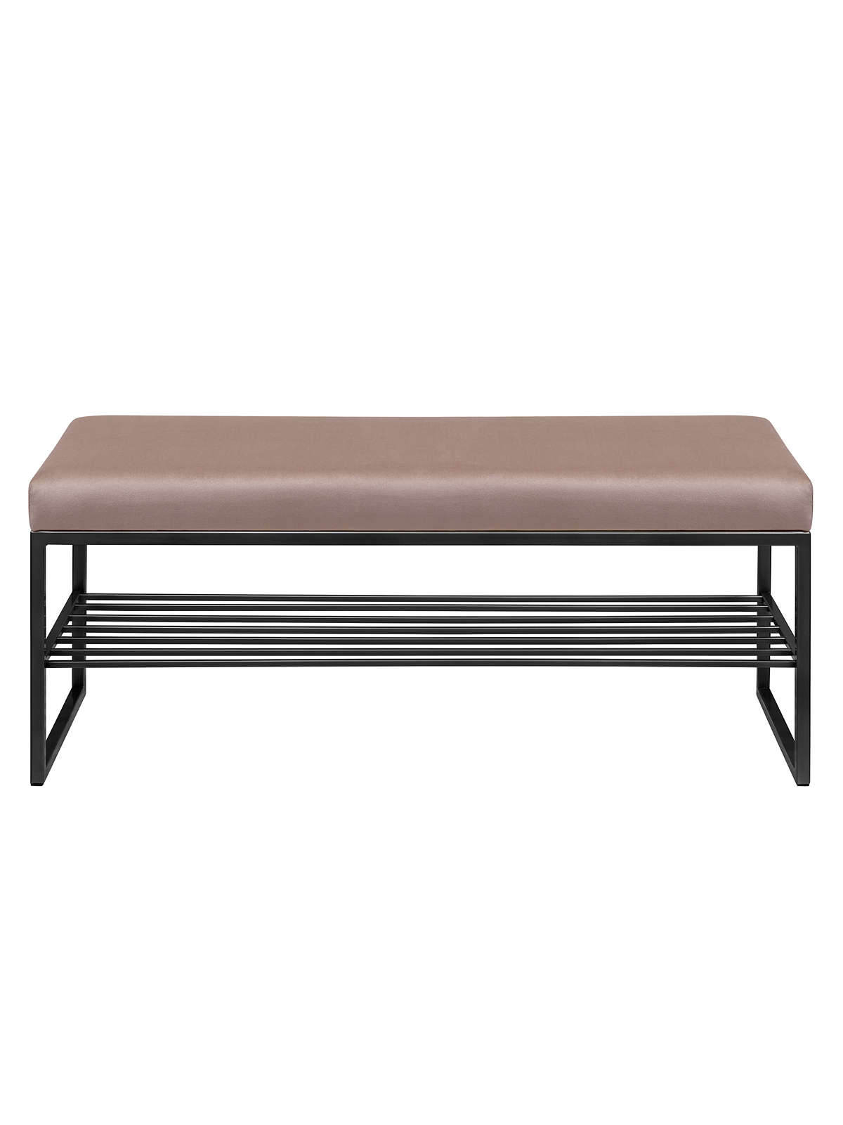 Изображение товара Банкетка Greenween RUBY с велюровой подушкой черная/мокко