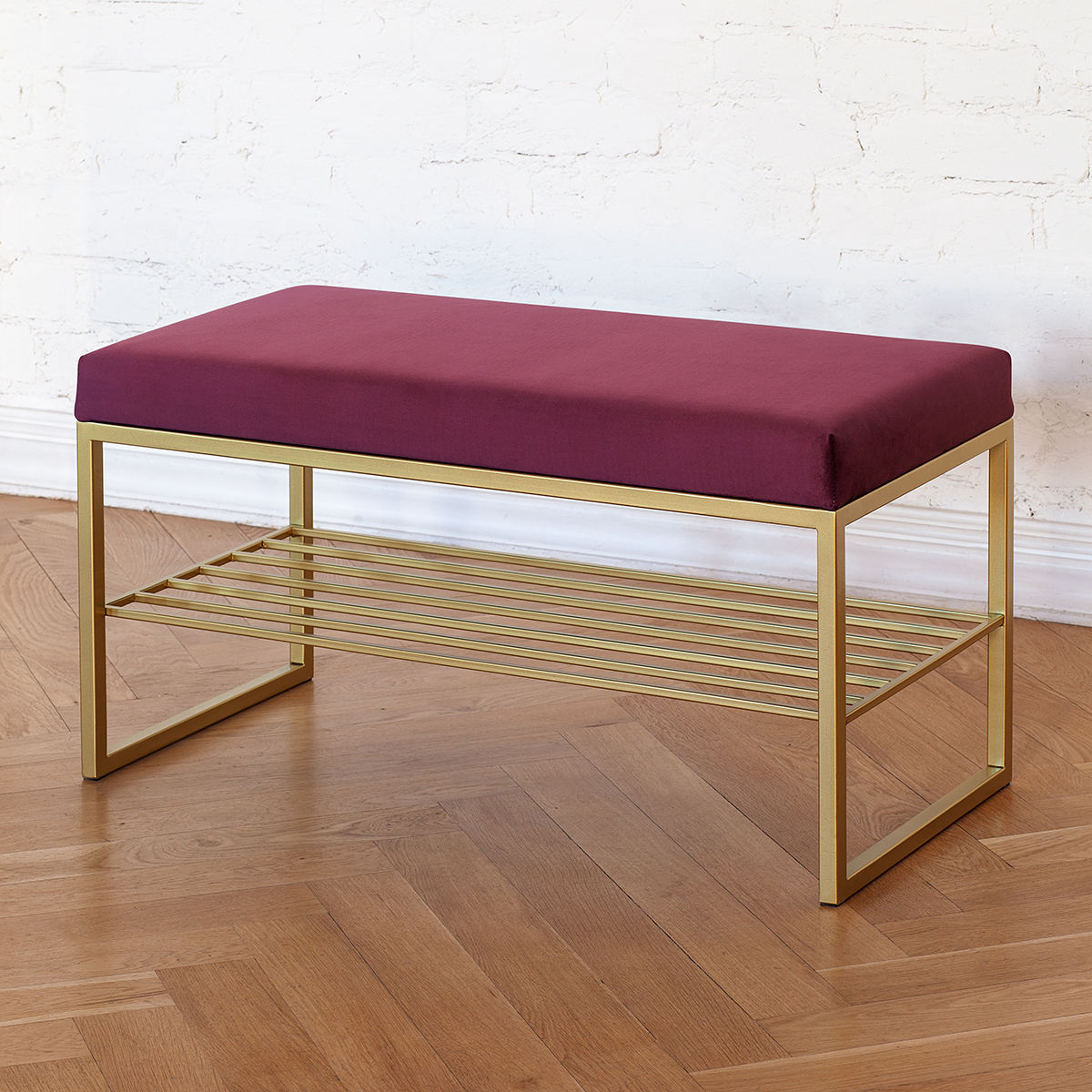 Изображение товара Банкетка Greenween GW-RUBYMINI-MARS-850G 40x45x85 см цвет золото