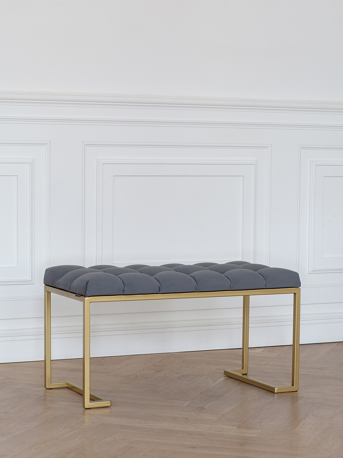 Изображение товара Банкетка Greenween 40x45x85 см цвет золотой GW-OMEGAMINI-MG-850G-K