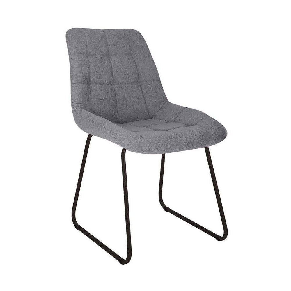 Изображение товара Стул Nowy styl Nicole cfs black (на полозьях) soro 52.5x87.7x57.3 см текстиль цвет серый Изображение товара Стул Nowy styl Nicole cfs black (на полозьях) soro 52.5x87.7x57.3 см текстиль цвет серый