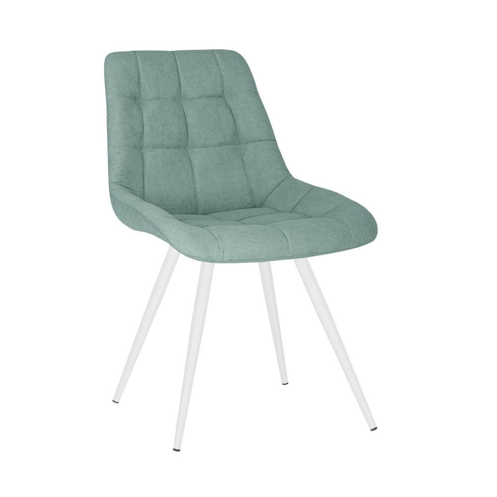 Изображение товара Стул Nowy styl Nicole hn white soro 52.6x87x56.4 см текстиль цвет бирюзовый Изображение товара Стул Nowy styl Nicole hn white soro 52.6x87x56.4 см текстиль цвет бирюзовый