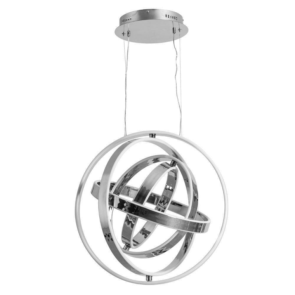 Изображение товара Люстра потолочная светодиодная DIVINARE 1612/02 SP-1 нейтральный белый свет хром