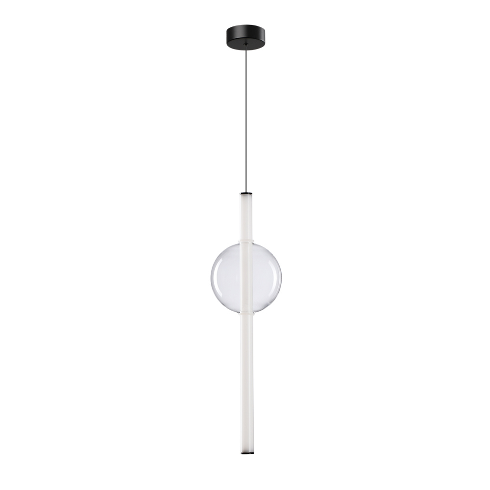 Изображение товара Люстра подвесная светодиодная Arte Lamp Rigla A6839sp-12cl черный стиль хай-тек 600 Лм
