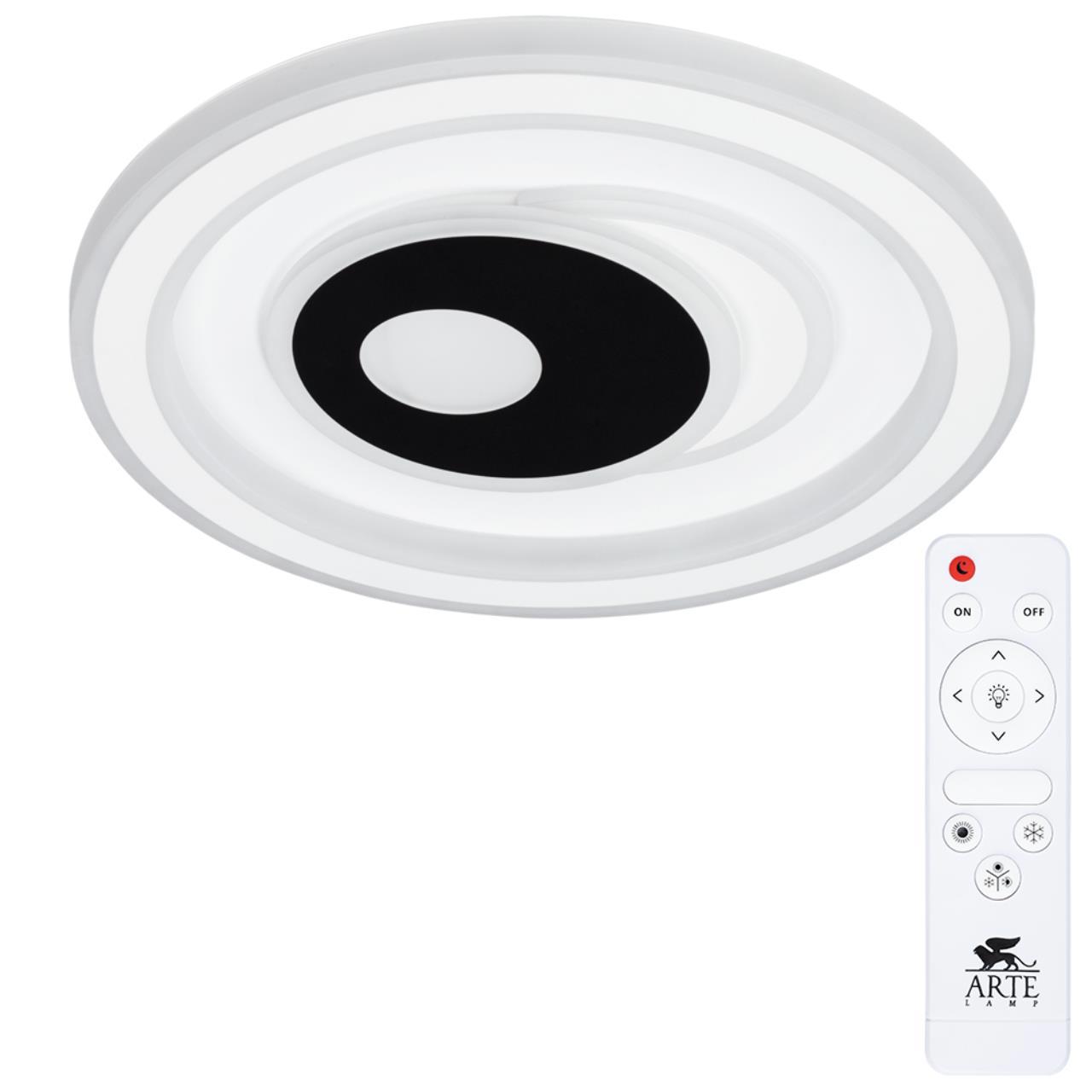 Изображение товара Люстра потолочная светодиодная ARTELAMP Forma пульт 72Вт изменение оттенков белого