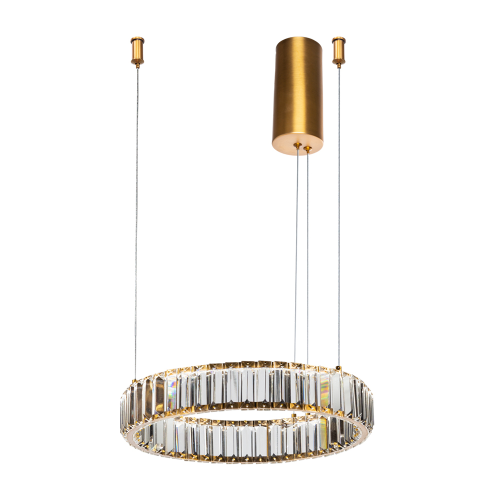 Изображение товара Люстра потолочная светодиодная DIVINARE 1135/17 SP-25 латунь современная