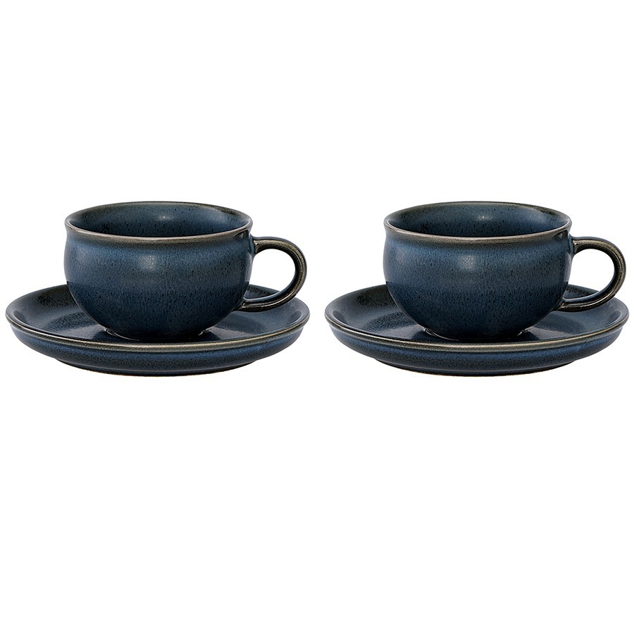 Изображение товара Набор чайных чашек 120 мл Cosmic Kitchen Liberty Jones фарфор цвет темно-синий 2 шт