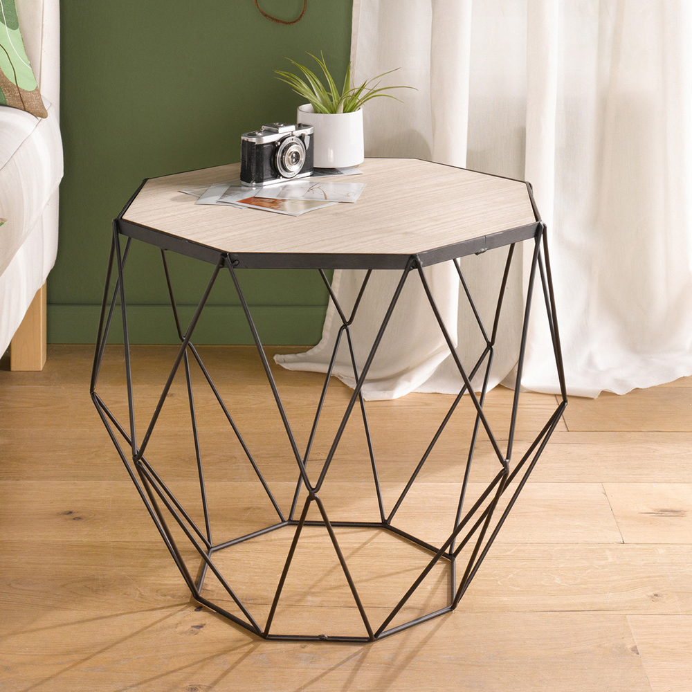 Изображение товара Кофейный столик Modern Living 51x45x45 см металл и дерево