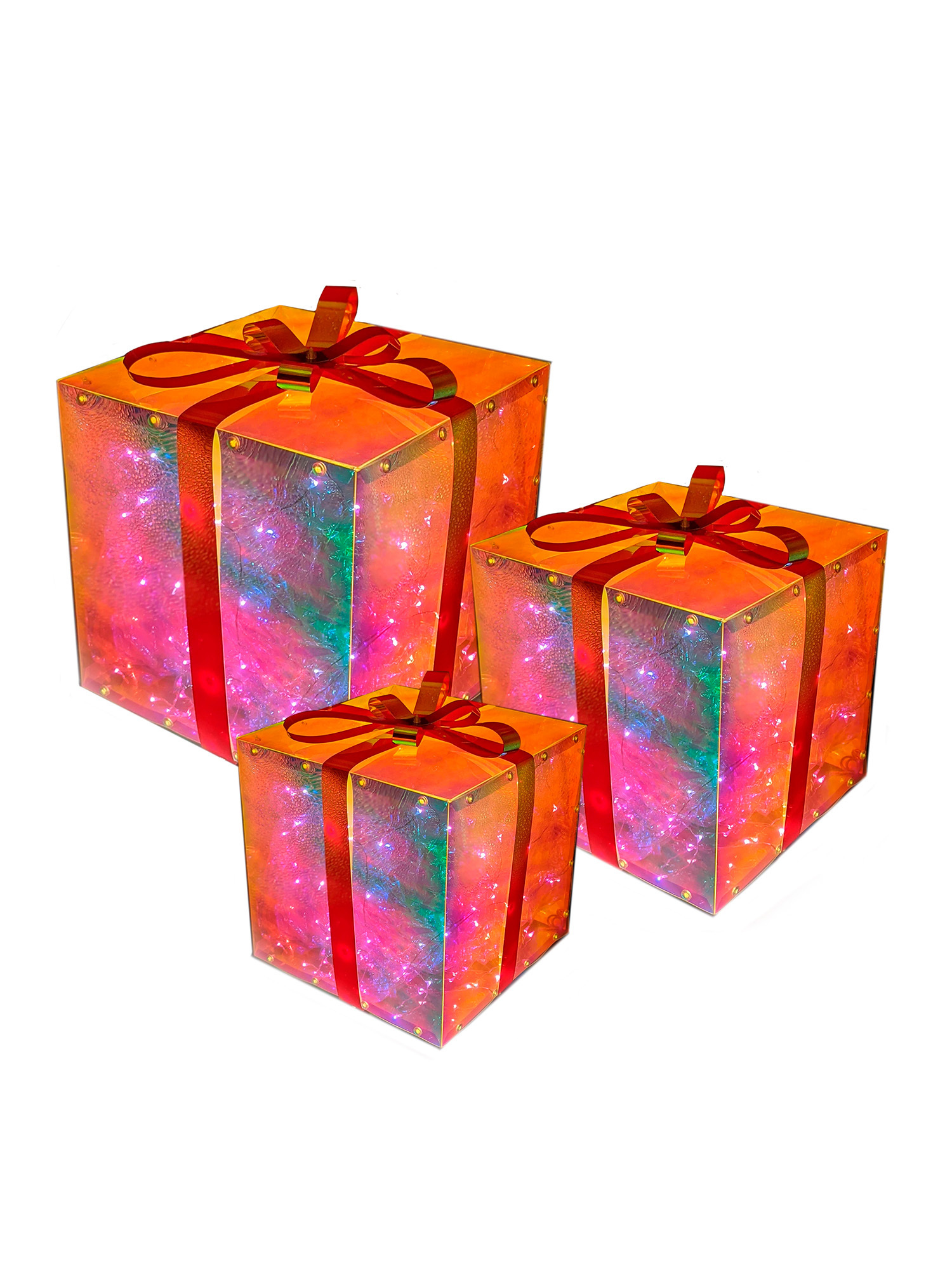 Изображение товара Светящаяся электрическая фигура Подарок из акрила для дома Magic time h 25 см белый