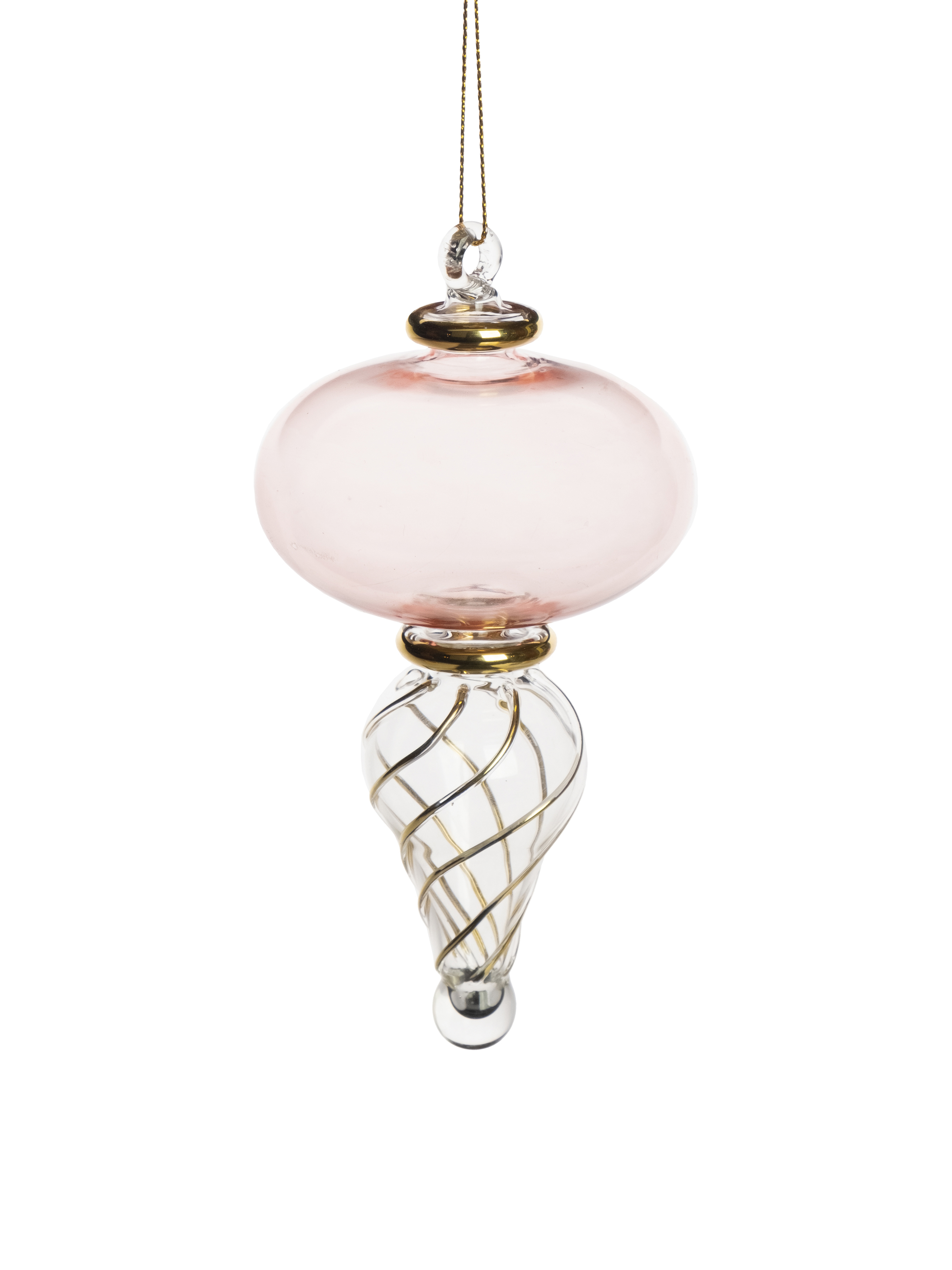 Изображение товара Елочная игрушка Valma 90663 7 см x 7 см розовый