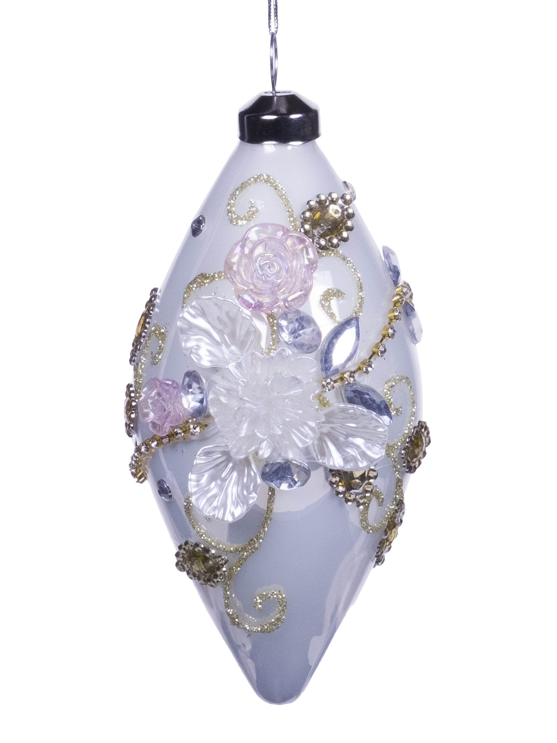 Изображение товара Елочная игрушка Valma 91780 6 см x 6 см белый