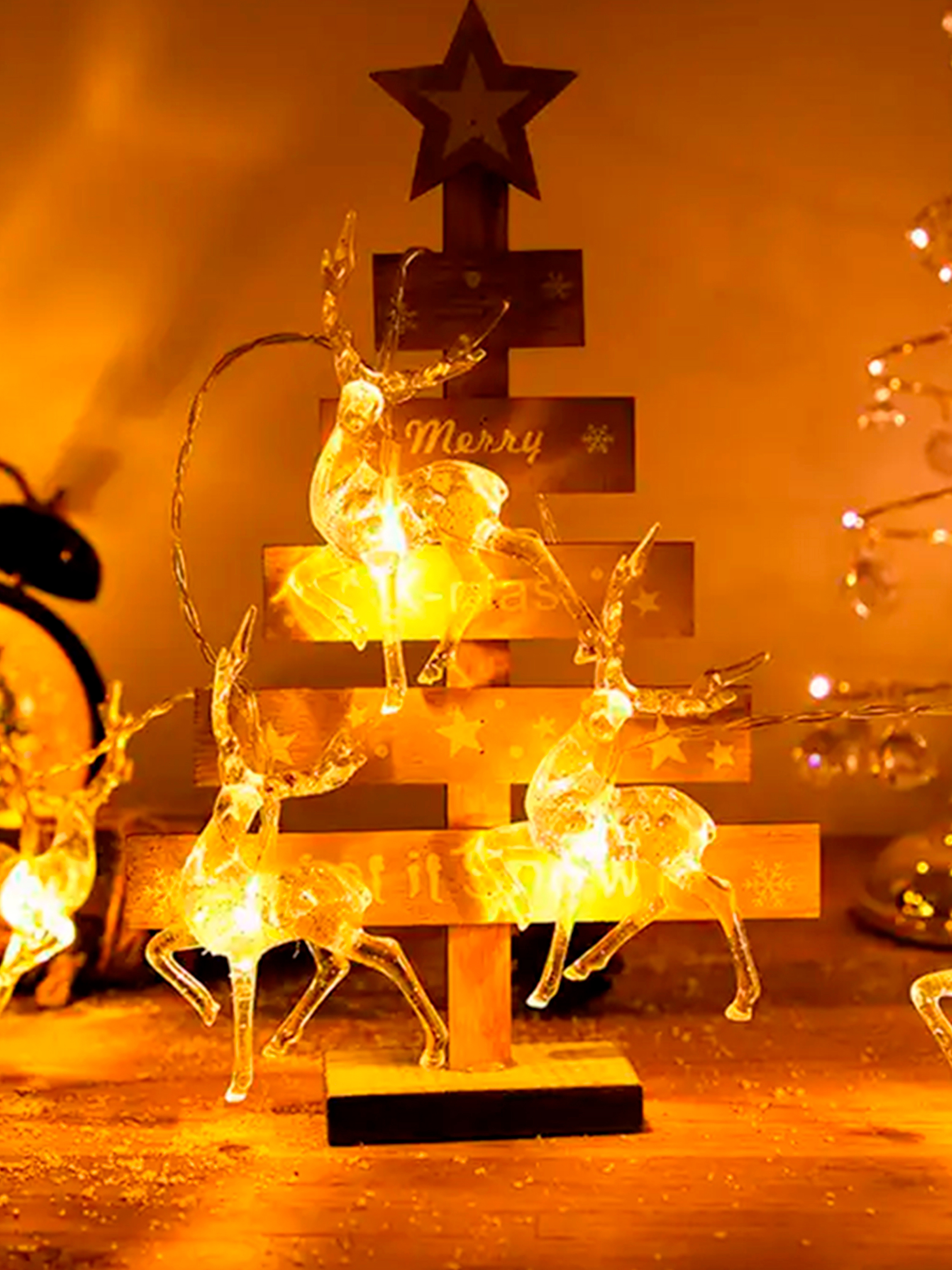 Изображение товара Электрогирлянда комнатная Magic time 93399 фигурная 1x1 м 10 ламп прозрачный 1 режим работы