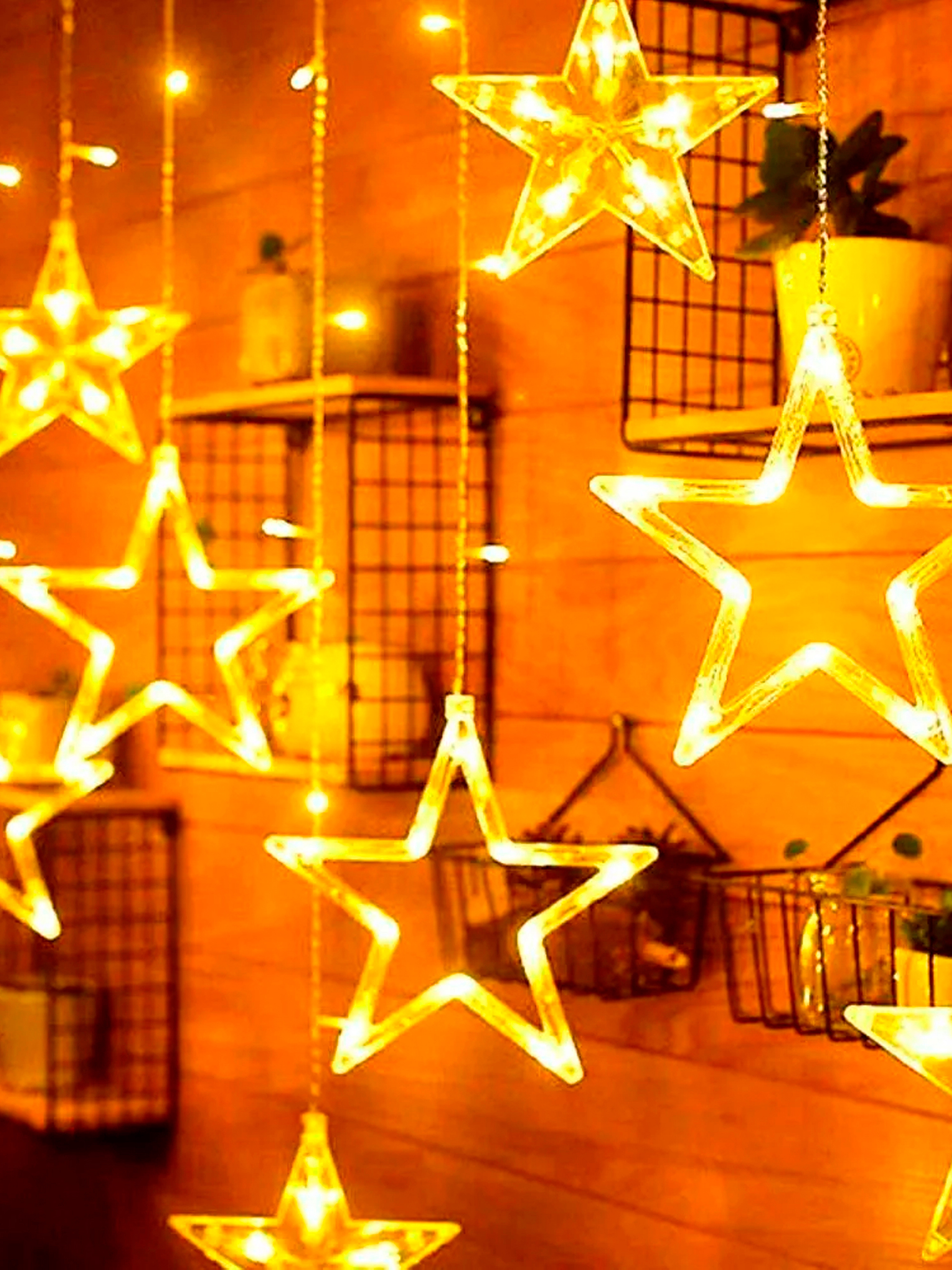 Изображение товара Электрогирлянда комнатная Magic time 93405 фигурная1x1 м 126 ламп прозрачный 8 режимов работы