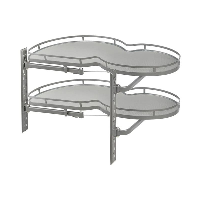 Изображение товара Выдвижная корзина GTV Kn-9-lap 38x44x81 см сталь антрацит для кухни