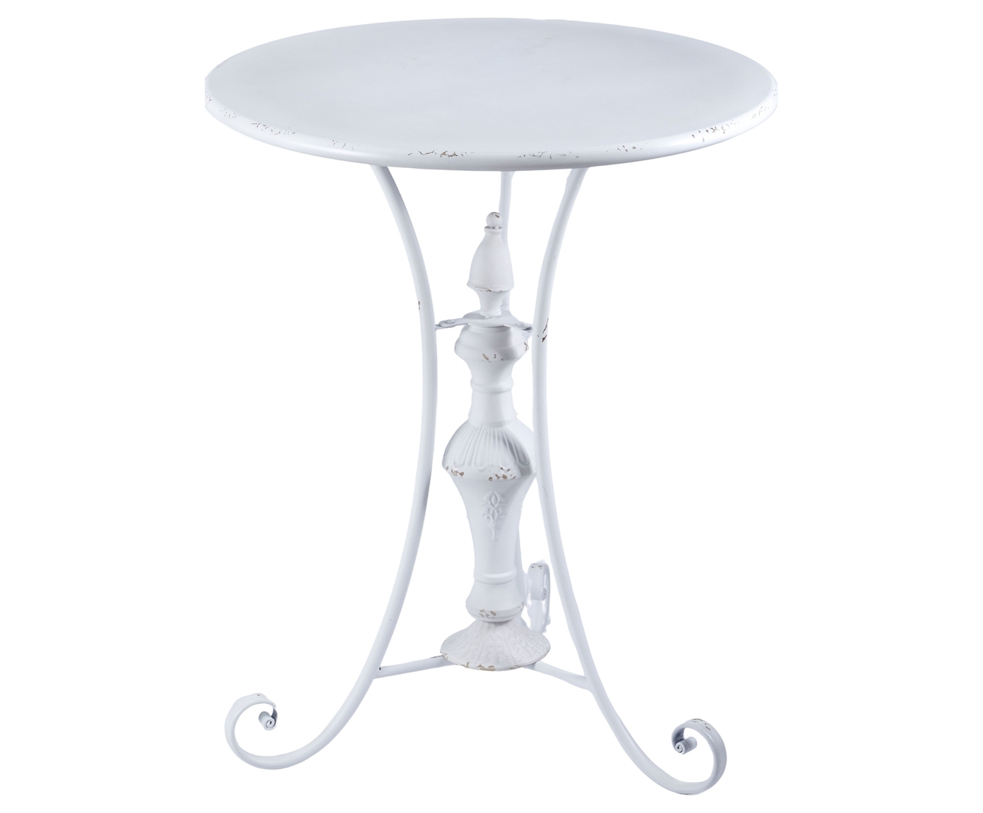 Изображение товара Садовый стол Гласар 62-042 металл белый 60 см x 60 см x 75 см