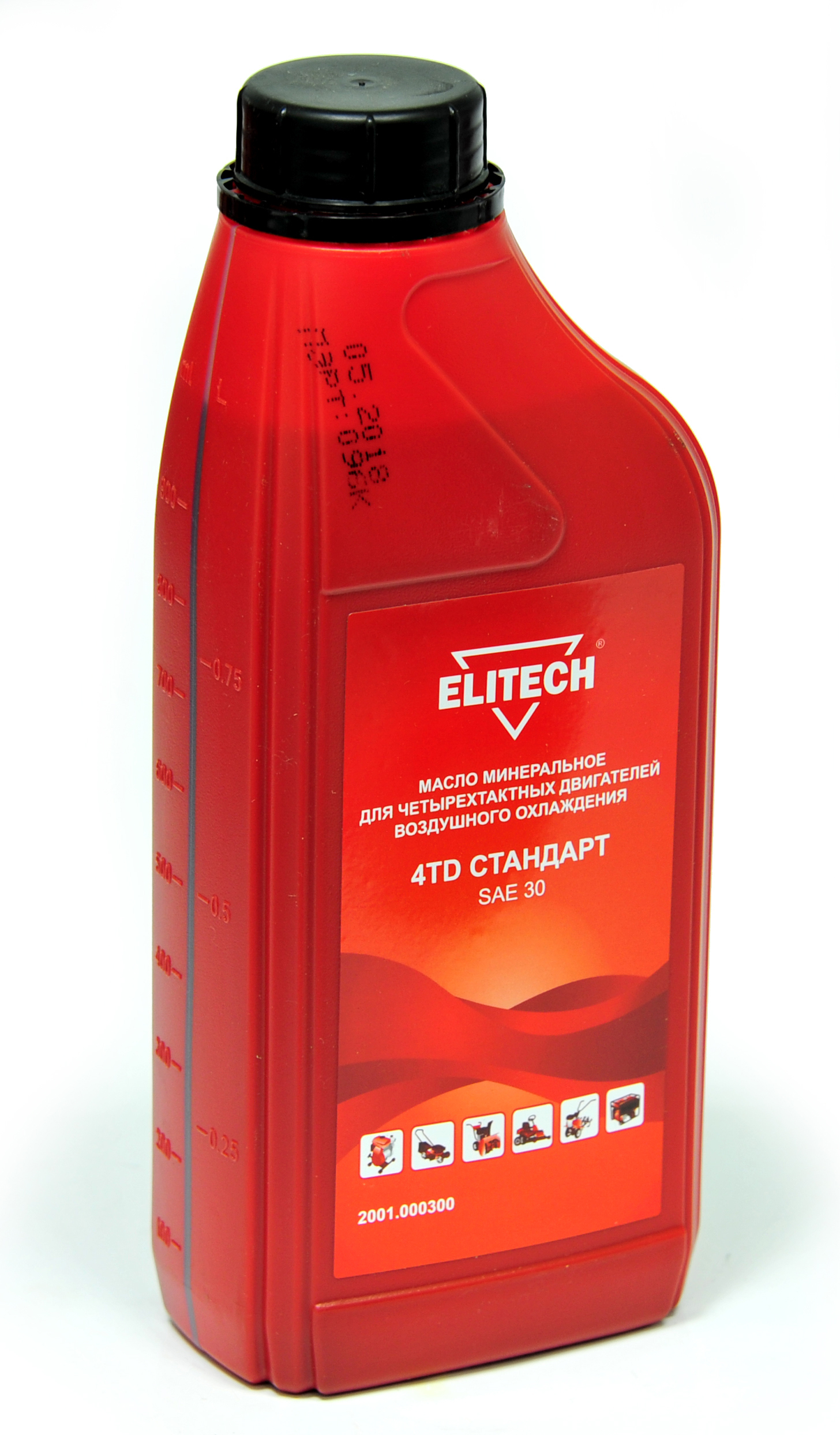 Изображение товара Масло моторное Elitech 176455 для 4-х двигателей 1 л