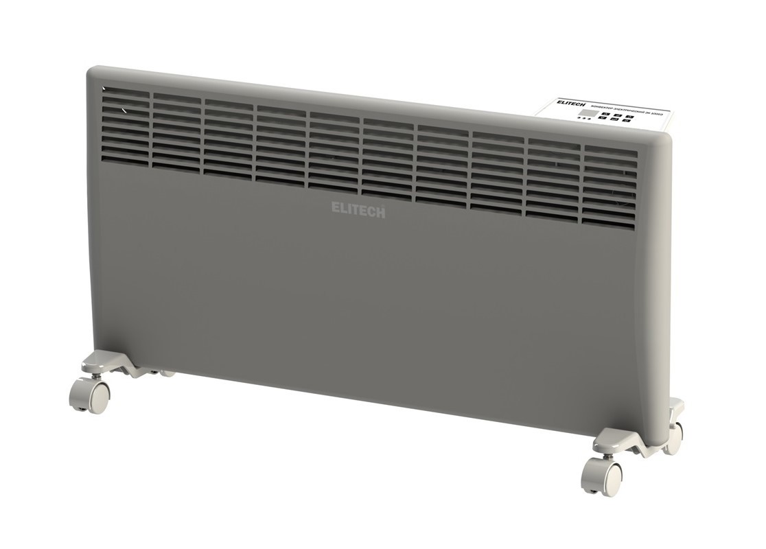 Изображение товара Электрический конвектор Elitech ЭК 2000Э с электронным термостатом 2000 Вт для помещений до 25 кв.м