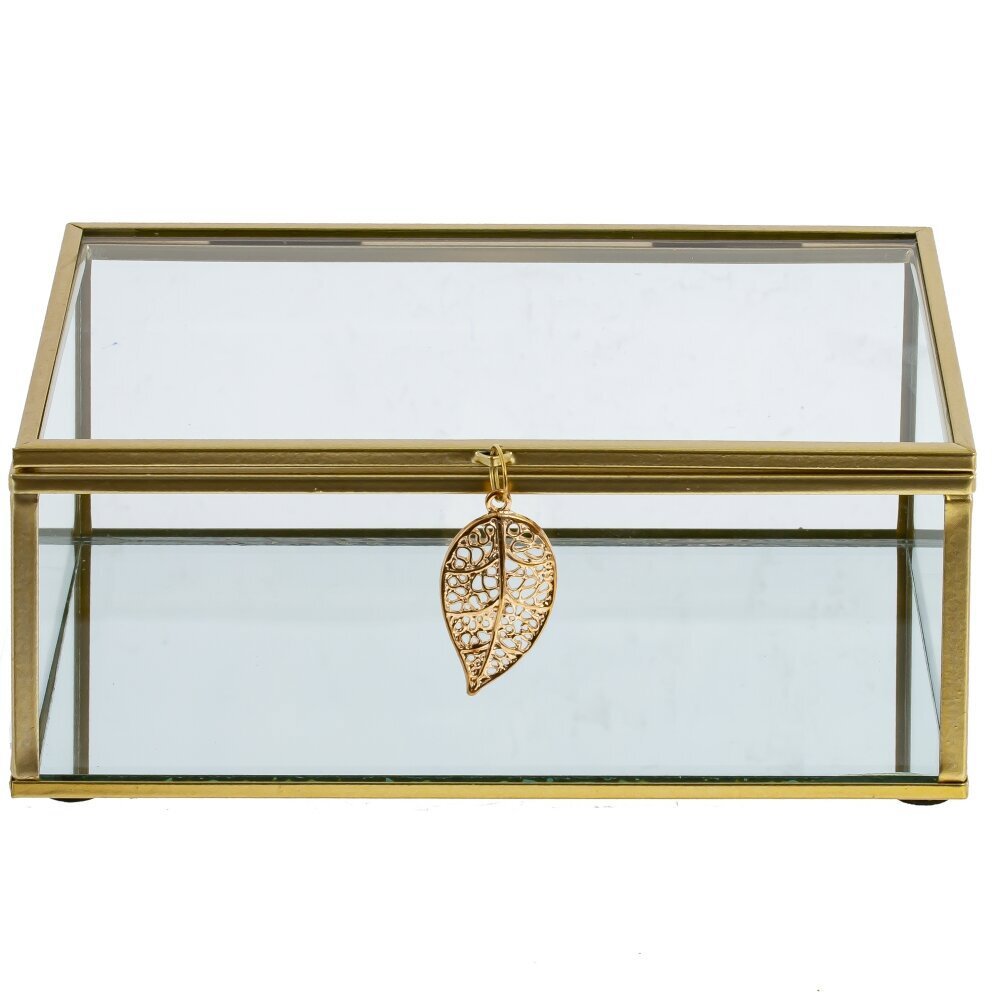 Изображение товара Шкатулка 11x7 см цвет желтый/золотой