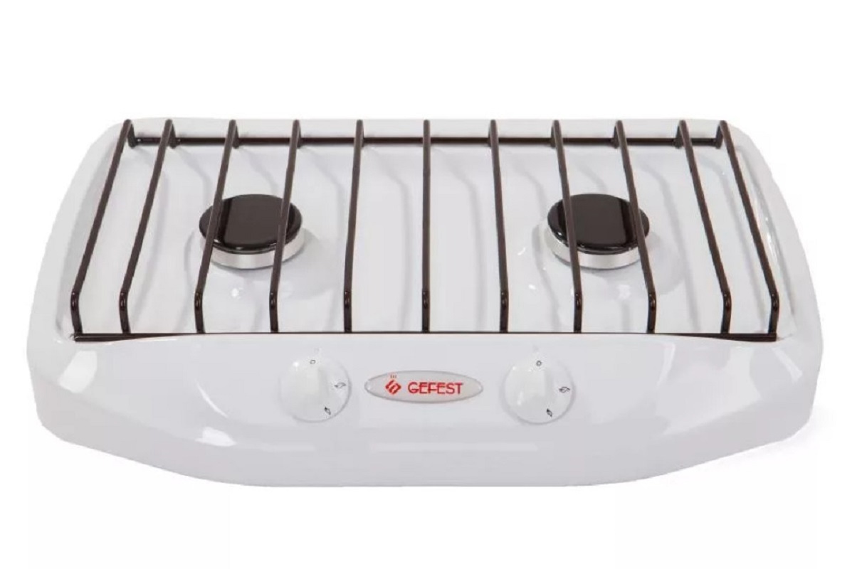 Изображение товара Газовая настольная плита Гефест 700-03 2 конфорки белый