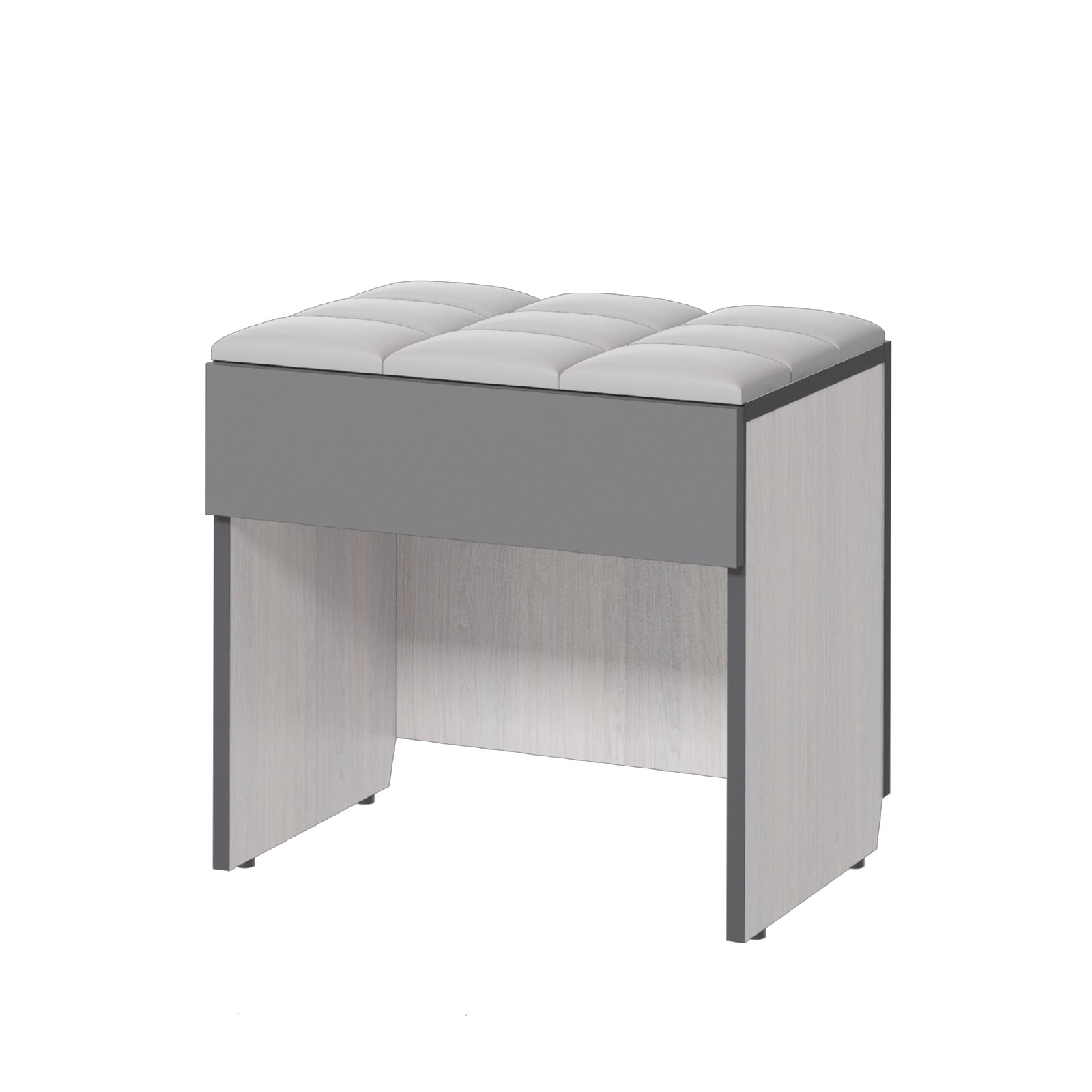 Изображение товара Комплект мебели для прихожей ГК АКВИЛОН Эльза 50x39x33.4 см серый ЛДСП