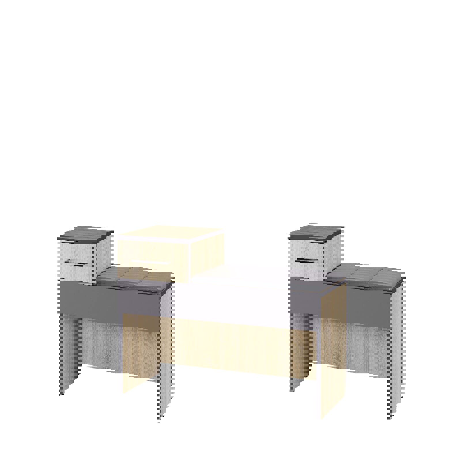 Изображение товара Комплект мебели для прихожей ГК АКВИЛОН Эльза 80x61.4x33.4 см ЛДСП коричневый