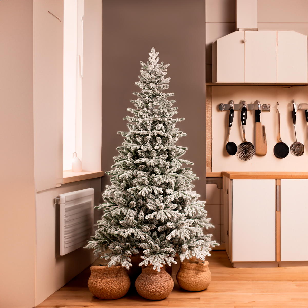 Изображение товара Елка Max christmas ЕКАСПЗ 12 Заснеженные заснеженная 120 см