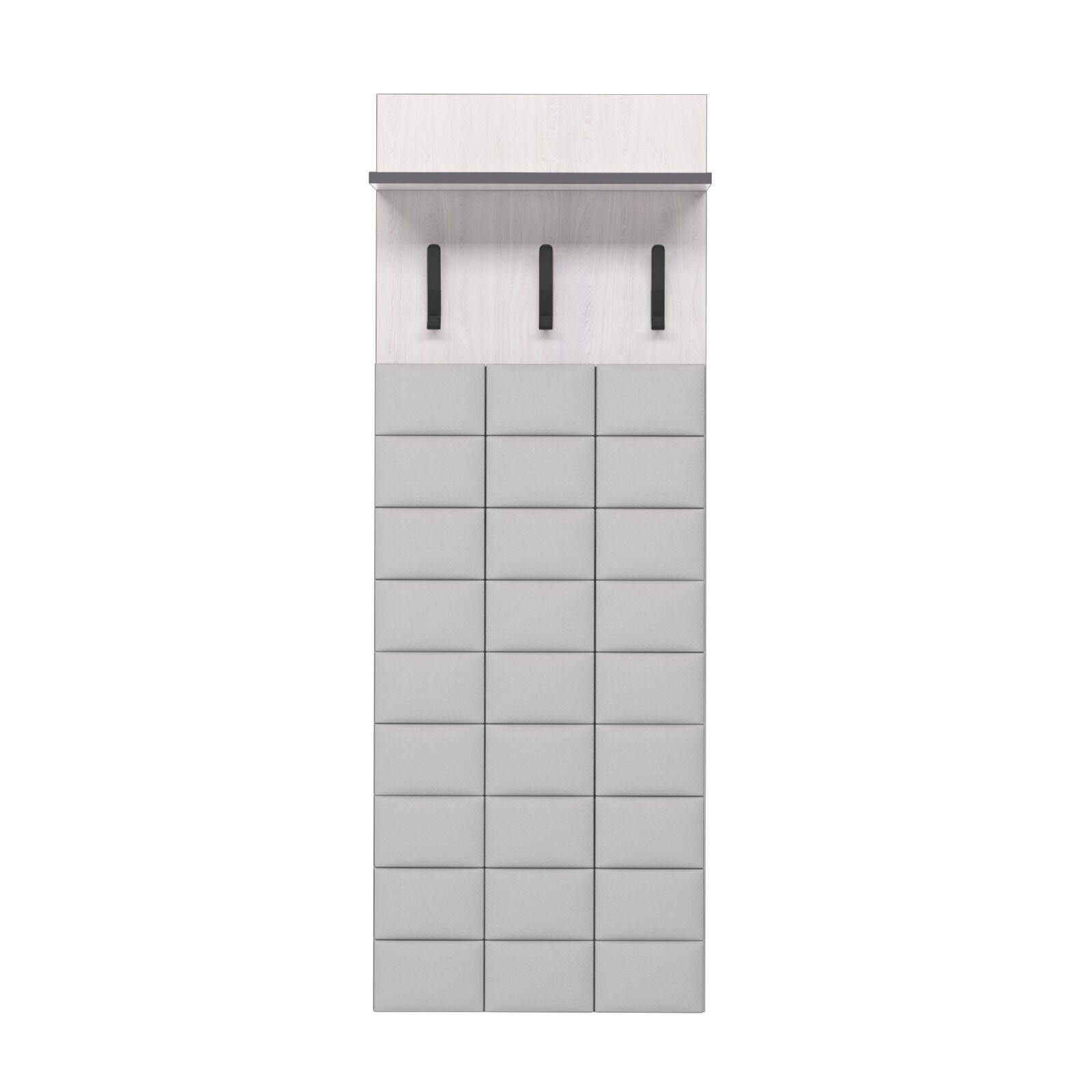 Изображение товара Комплект мебели для прихожей ГК Аквилон Эльза 50x139x33.4 см серый ЛДСП