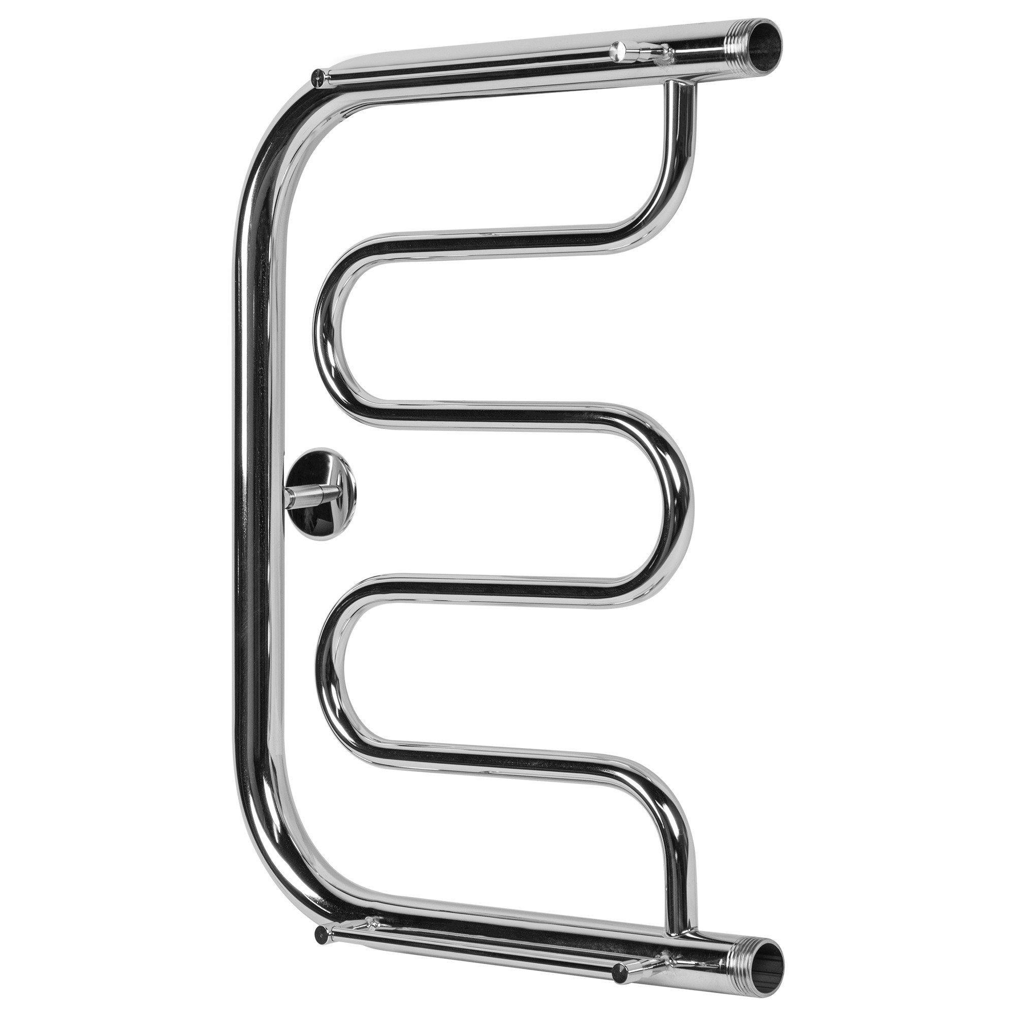 Изображение товара Водяной полотенцесушитель Royal thermo Фокстрот 500x500 с полкой из нержавеющей стали