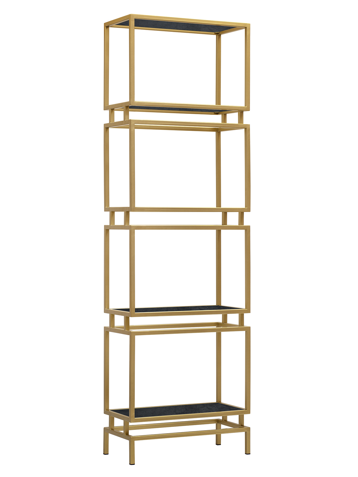 Изображение товара Стеллаж Greenween GW-BRICK-G-KA 60x196x30 см сталь цвет золотой