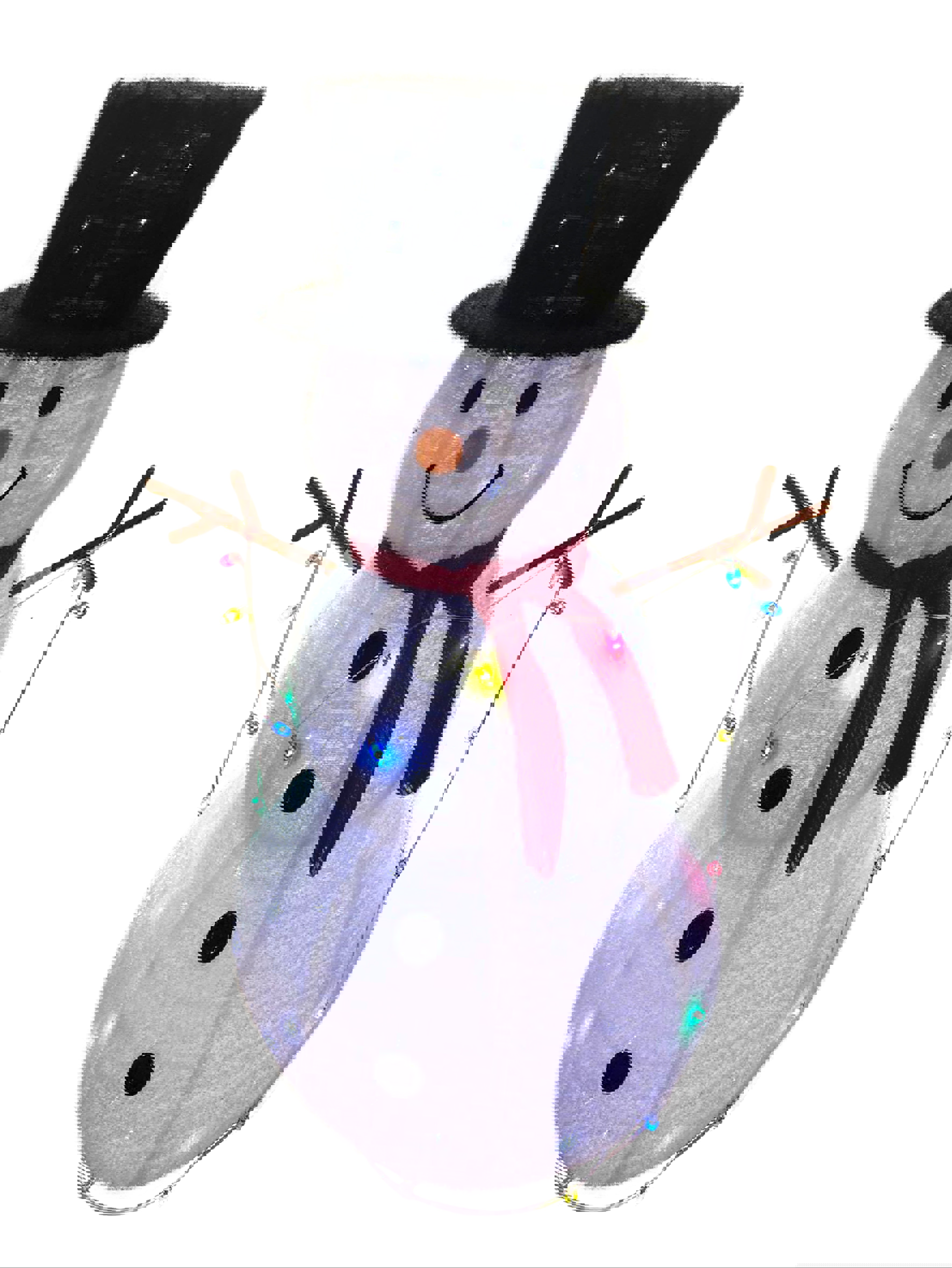 Изображение товара Светящаяся электрическая фигура Новогодняя для дома Magic time h 60 см белый