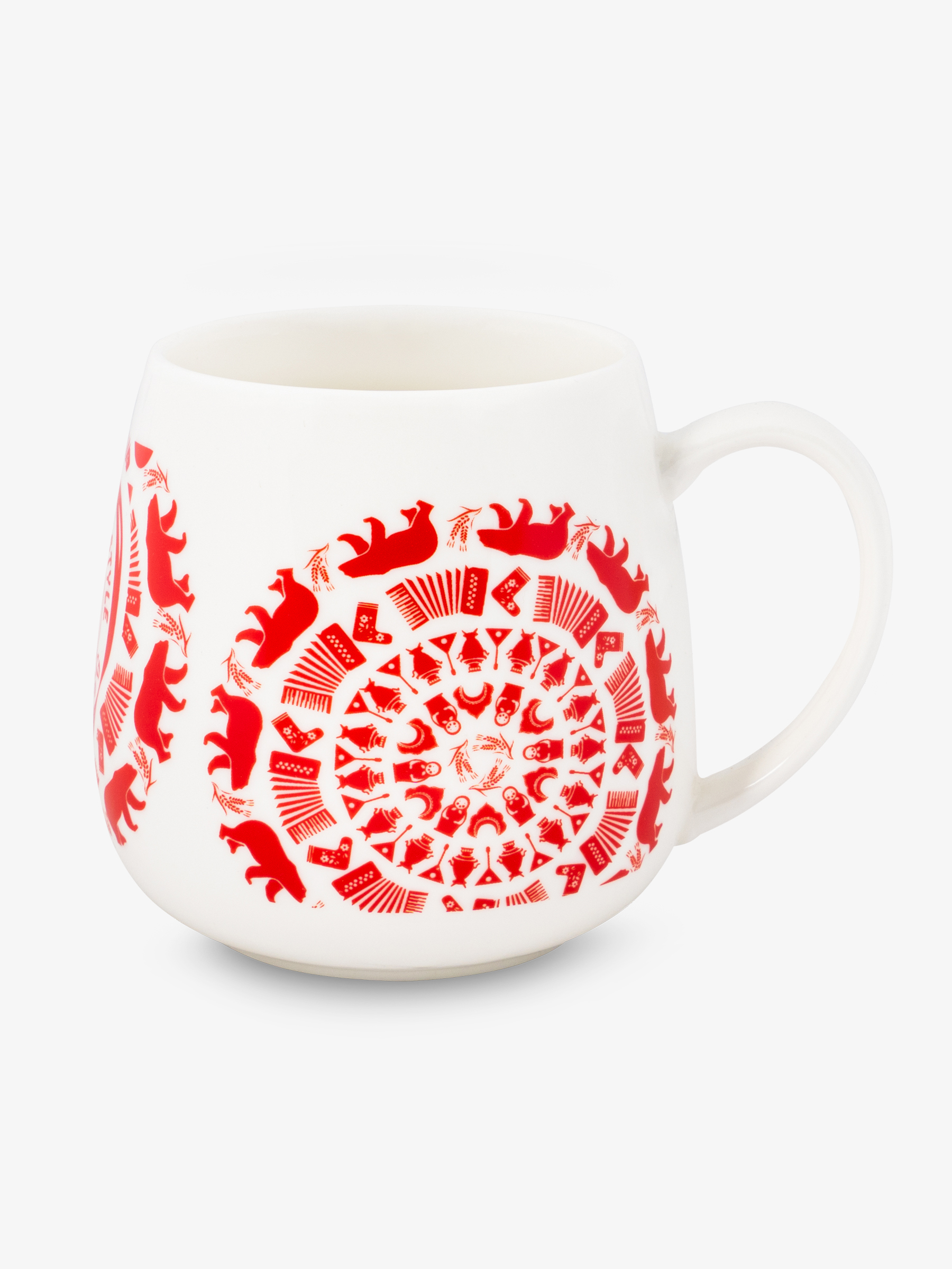 Изображение товара Кружка 525 мл ВЕЛИКОРОСС Русские забавы фарфор для чаепития