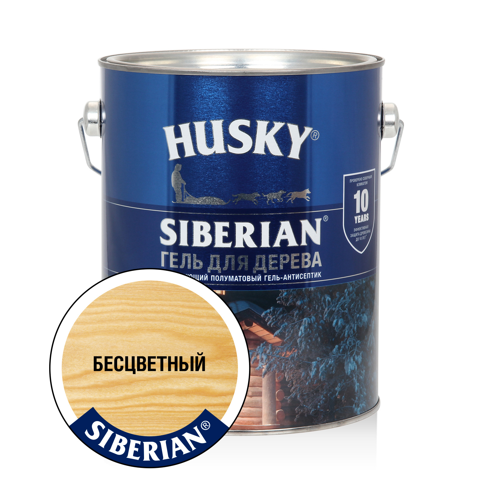 Изображение товара Антисептик HUSKY 25286 полуматовый бесцветный 2.7 л