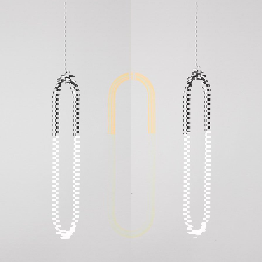 Изображение товара Люстра потолочная IMPERIUMLOFT Rudi Loop 85400-22 золотая современная дизайнерская