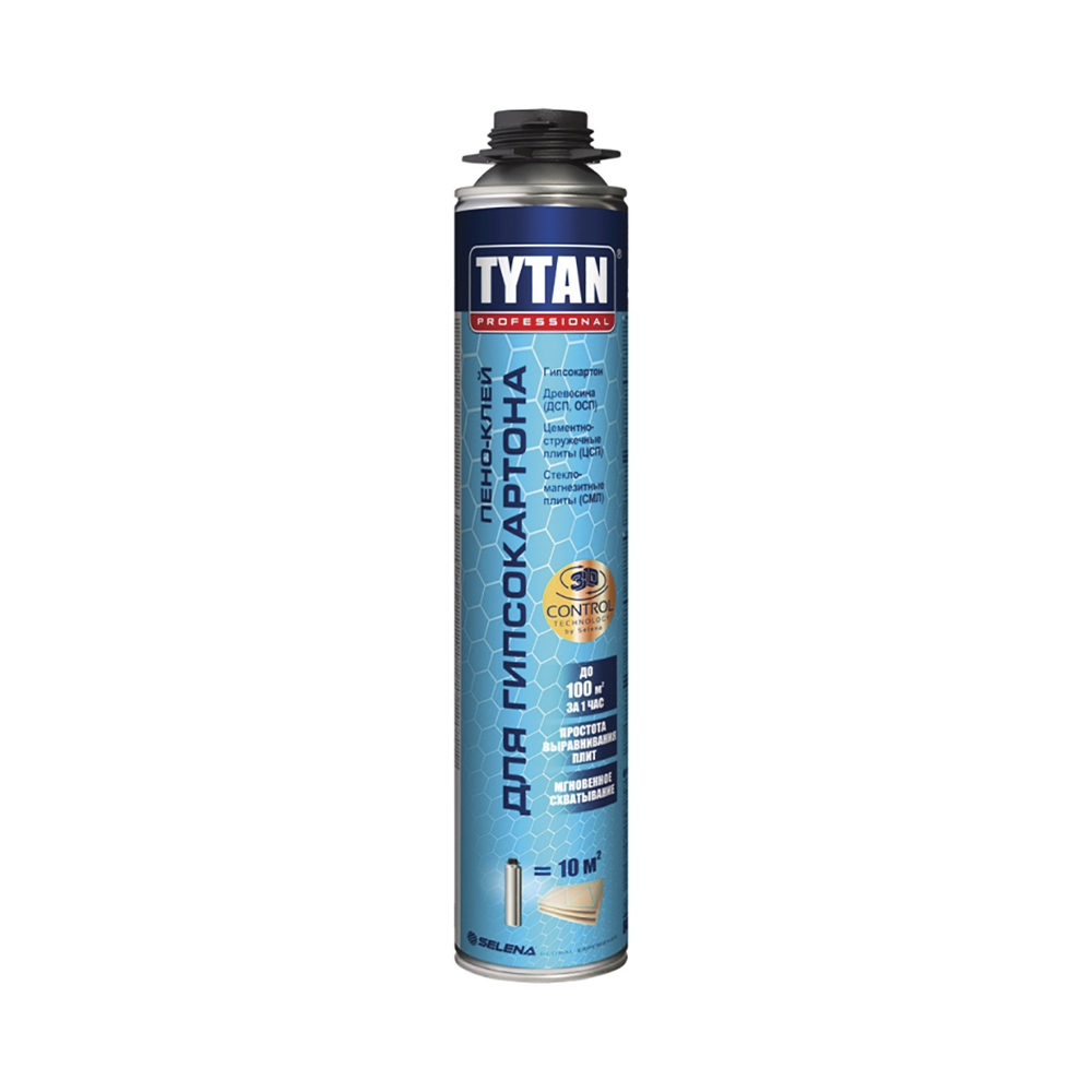 Изображение товара Клей-пена для гипсокартона Tytan Professional профи 840 мл Изображение товара Клей-пена для гипсокартона Tytan Professional профи 840 мл