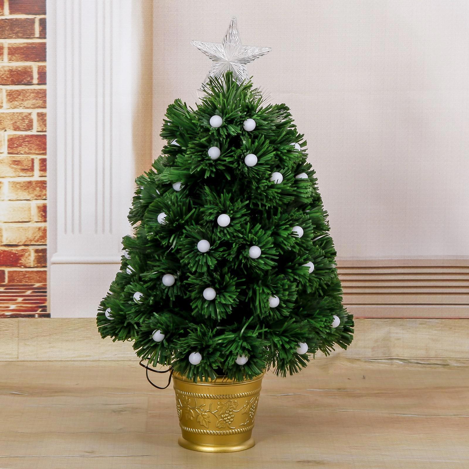 Изображение товара Ель новогодняя искусственная Зимнее волшебство 1108627 Огонек 60 см