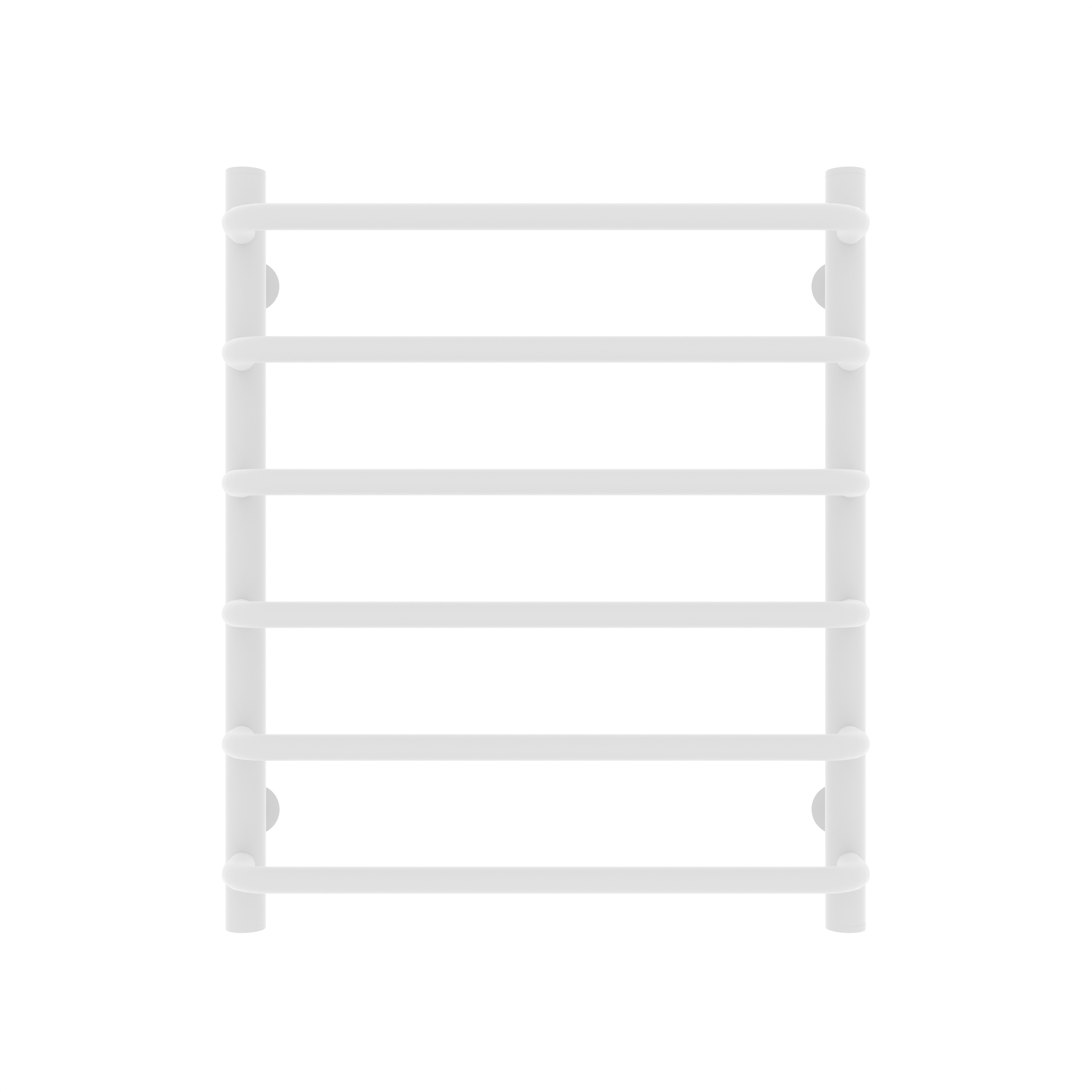 Изображение товара Водяной полотенцесушитель Laris Стандарт П6 500x600 нержавеющая сталь белый муар