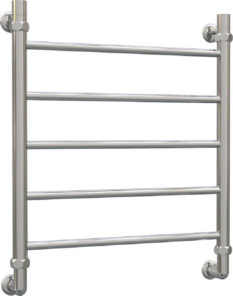 Изображение товара Полотенцесушитель водяной лестница AQUANERZH Прямая 43x60 см нержавеющая сталь серебро