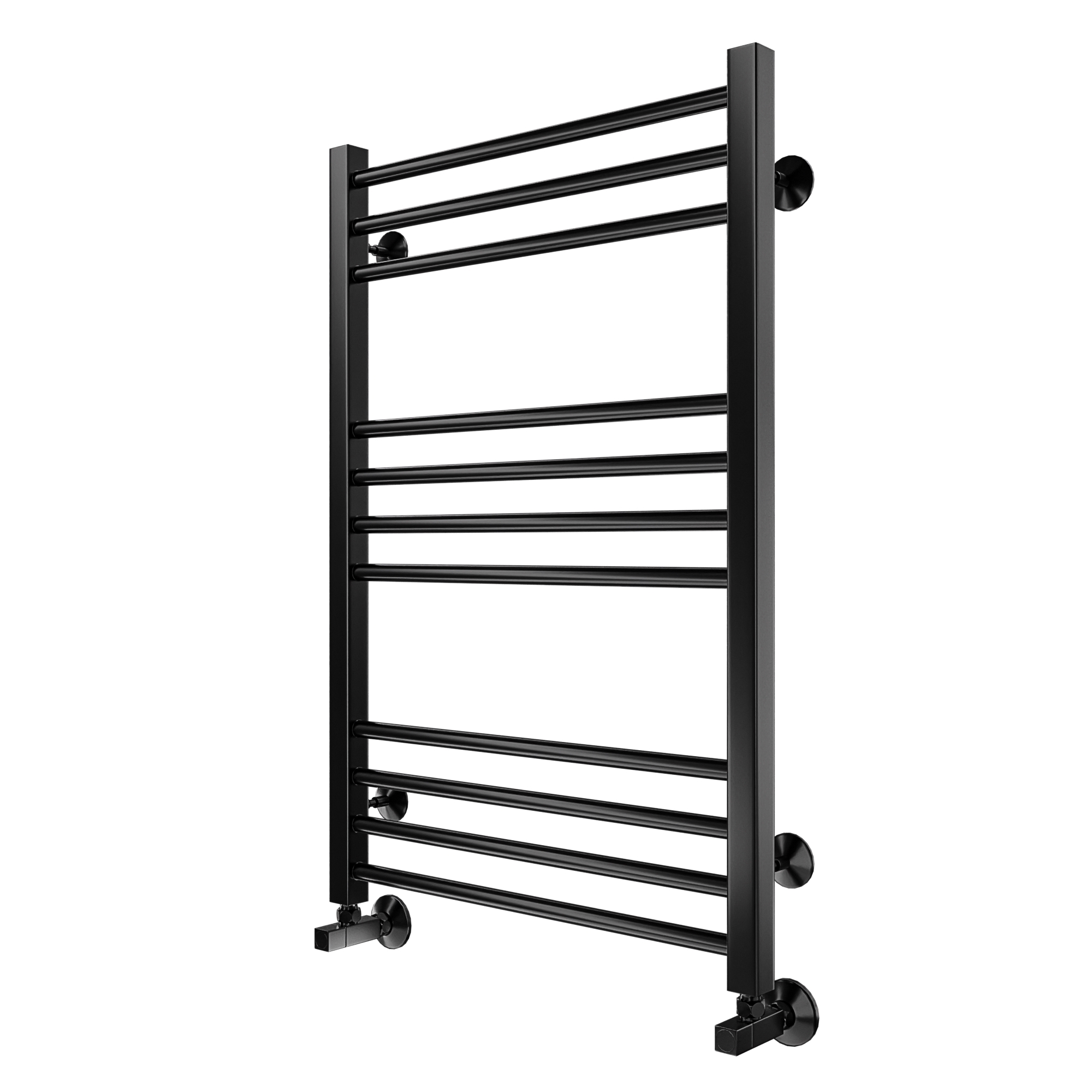 Изображение товара Водяной полотенцесушитель Royal thermo Stato black П11 80x53 см нержавеющая сталь