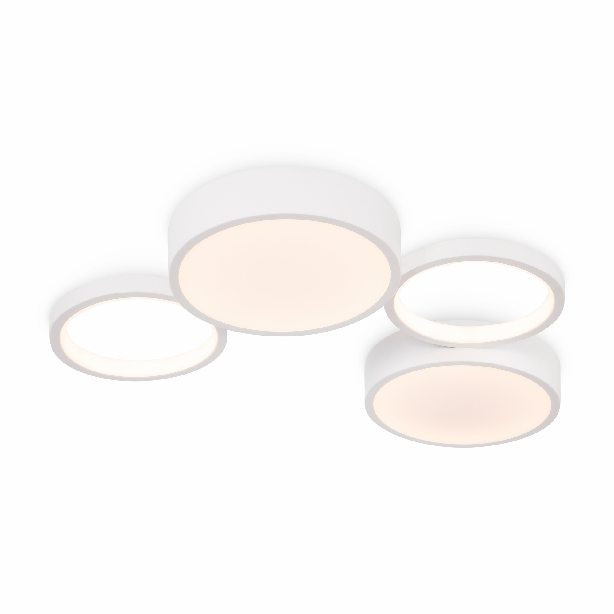 Изображение товара Люстра потолочная светодиодная Freya Molecule 21 м² регулируемый белый свет цвет белый