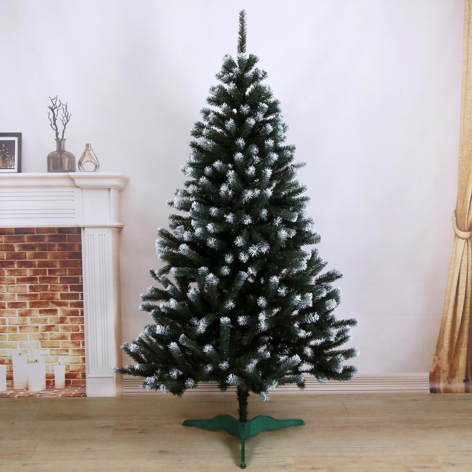 Изображение товара Ель новогодняя искусственная Зимнее волшебство Таёжная белоснежная заснеженная 180 см