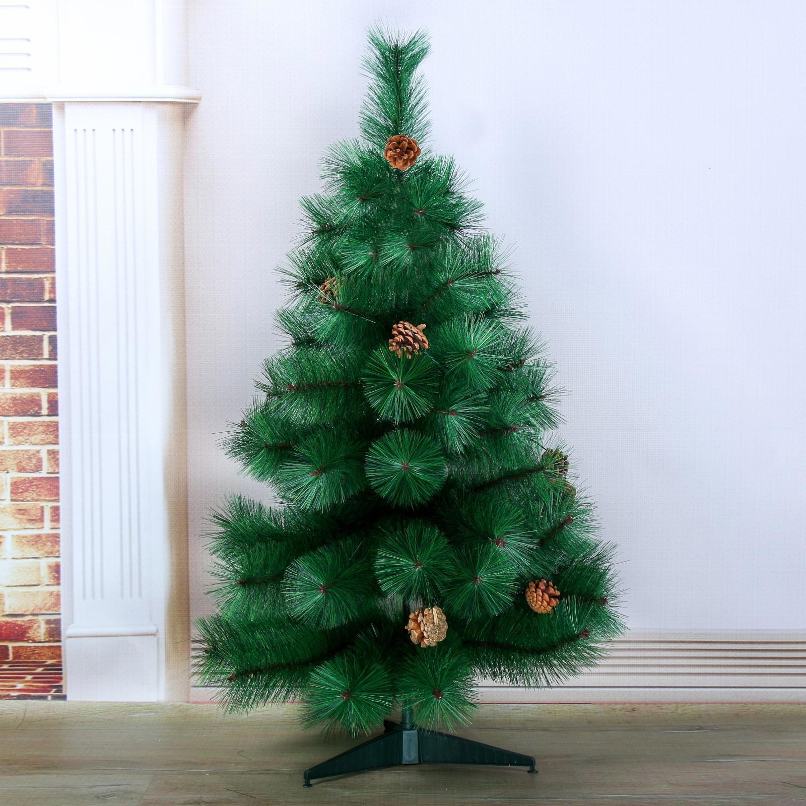 Изображение товара Искусственная новогодняя ель Зимнее волшебство 90 см с шишками