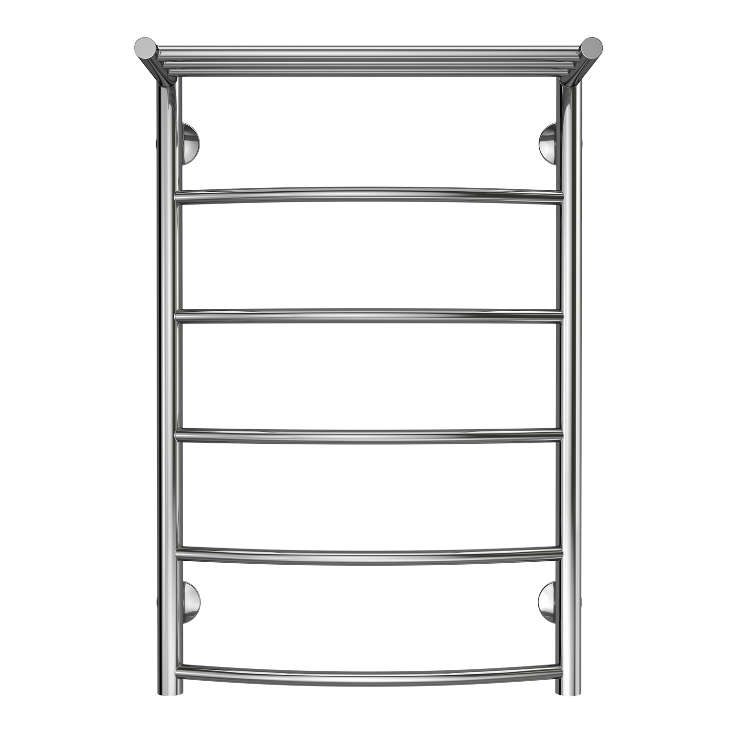 Изображение товара Водяной полотенцесушитель с полкой AZARIO VERONA 80 см хром Россия