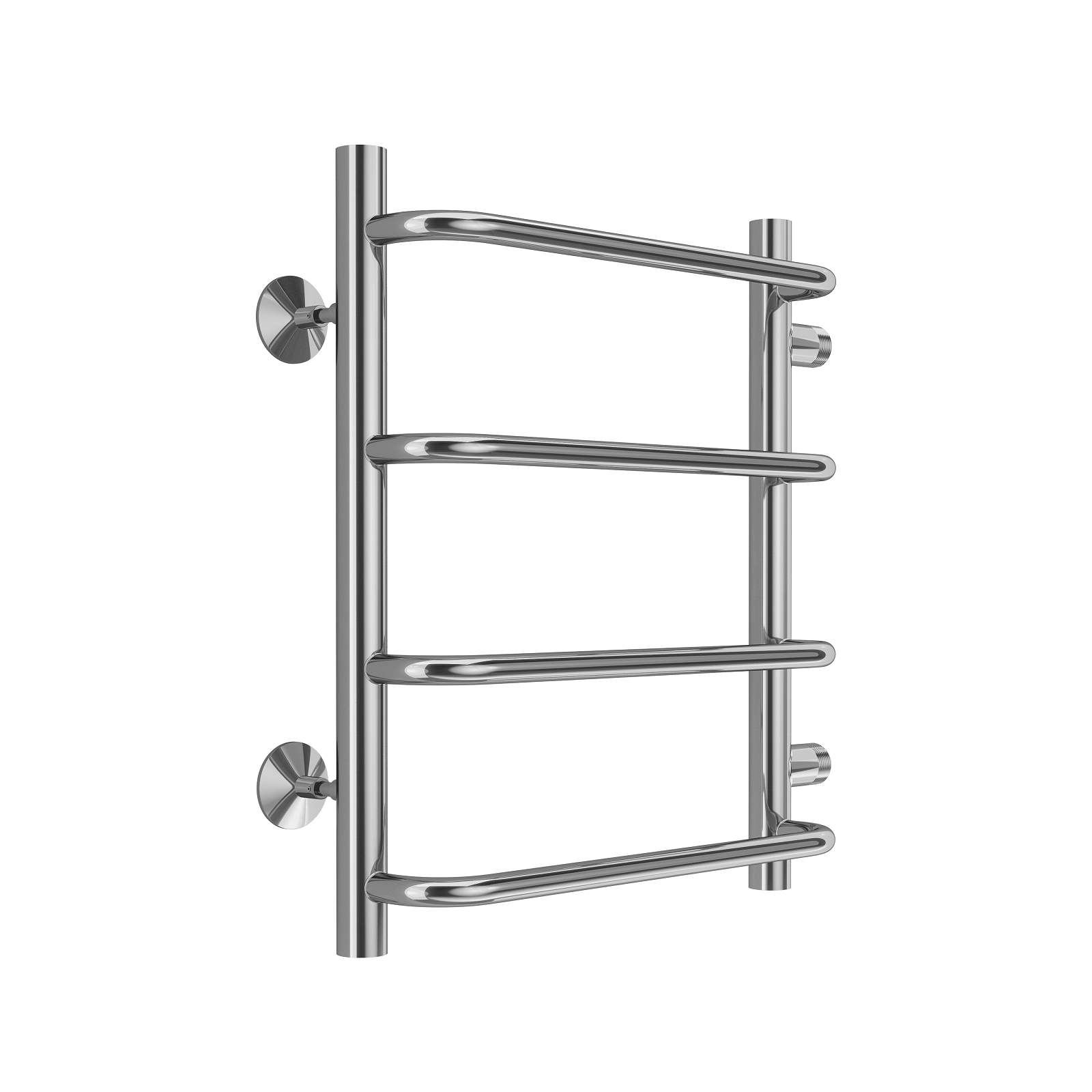Изображение товара Полотенцесушитель водяной лестница Terminus Стандарт П4 47.7x50 см нержавеющая сталь Серебро
