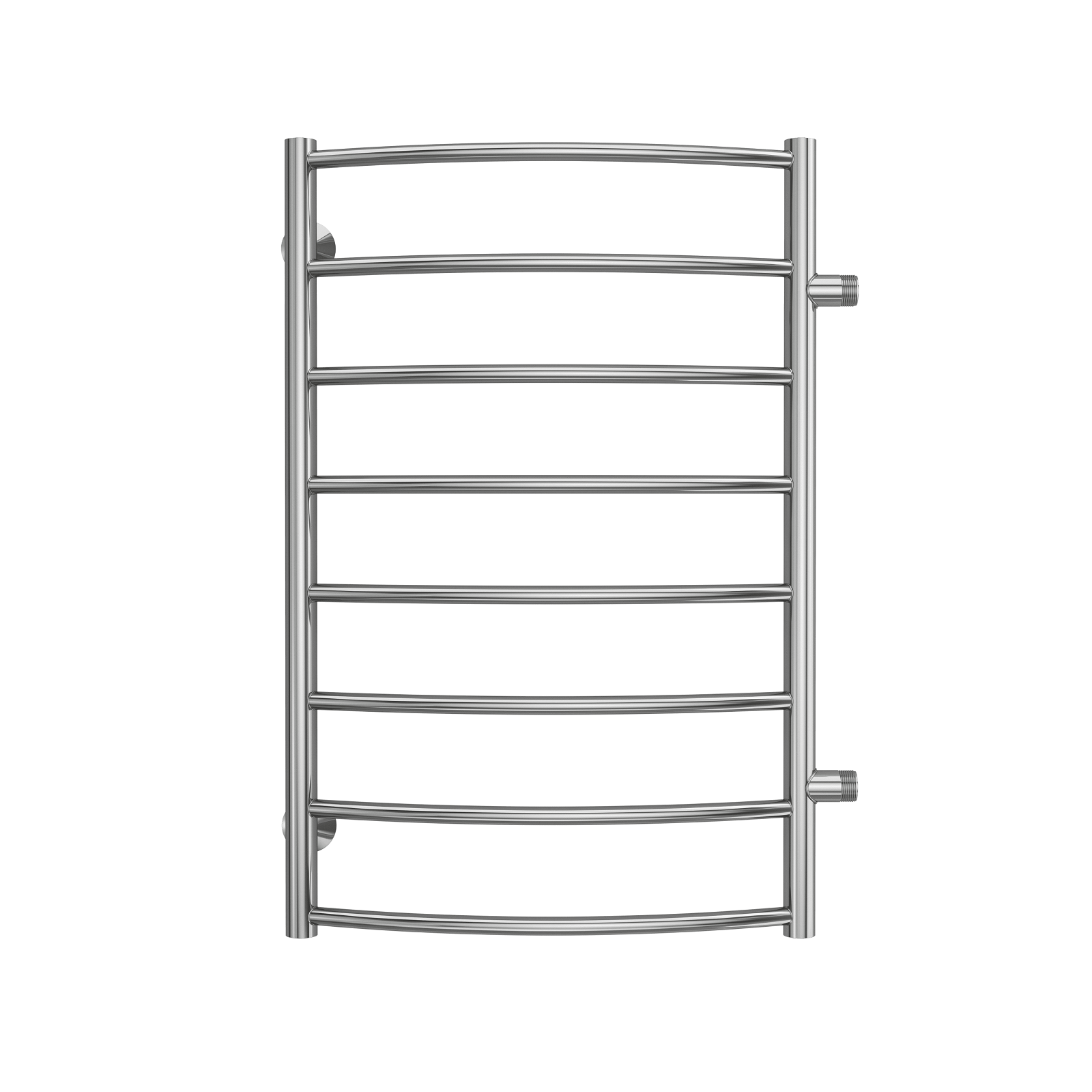 Изображение товара Полотенцесушитель водяной лестница Terminus Классик П8 57.7x80 см 1" нержавеющая сталь цвет серебро 4670078530257