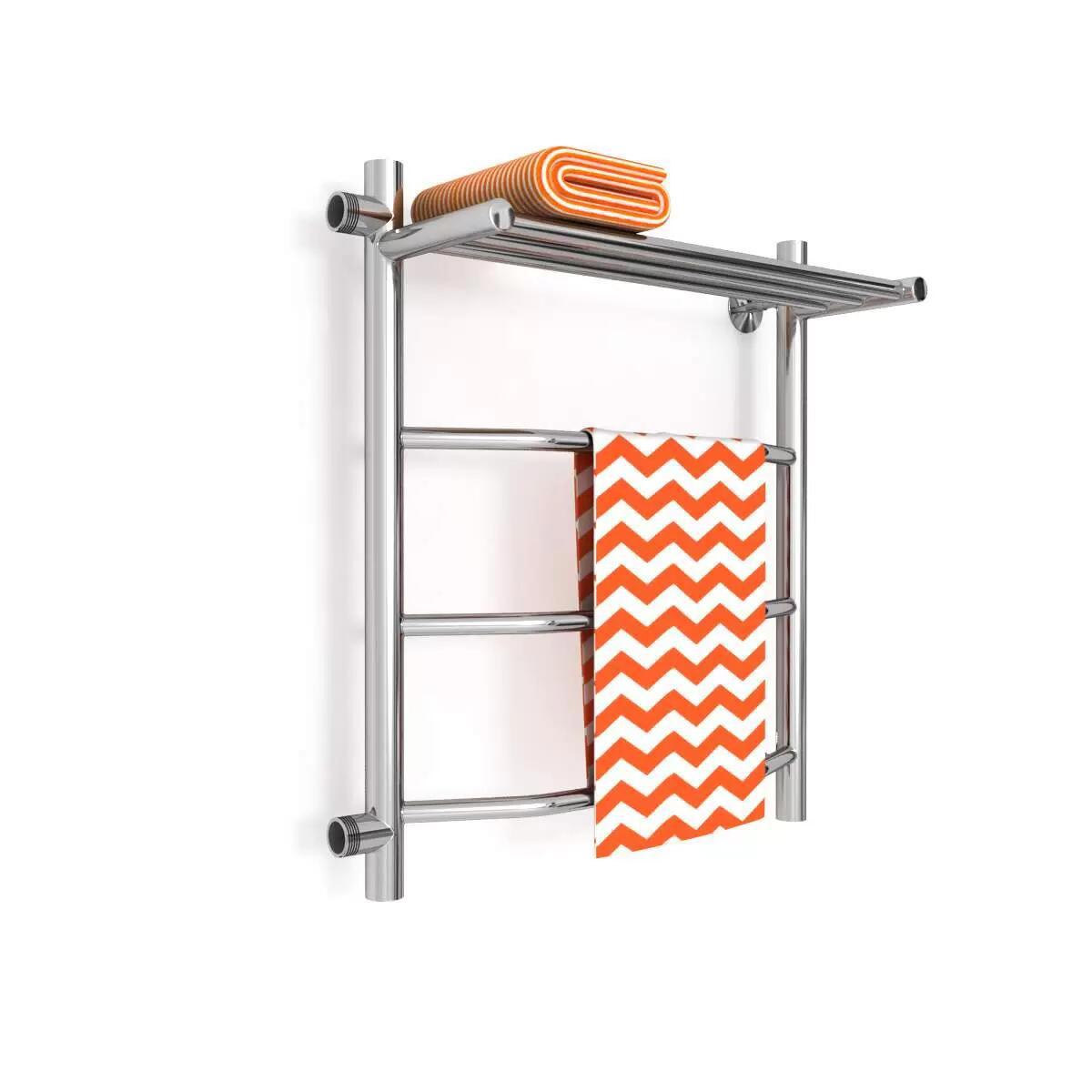 Изображение товара Полотенцесушитель водяной Zigzag Eft Л 50x60 см нержавеющая сталь