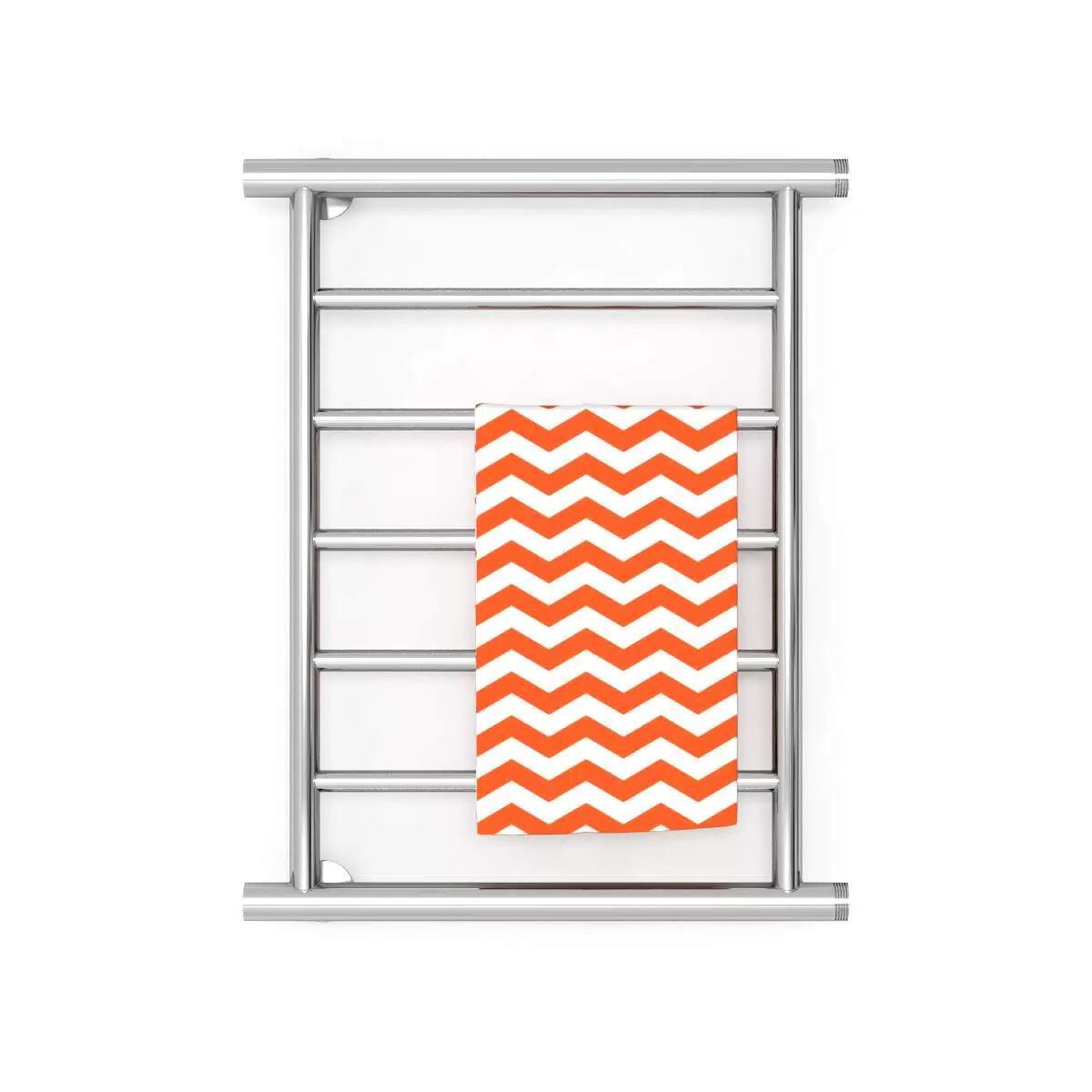 Изображение товара Водяной полотенцесушитель Zigzag U 50x60 см нержавеющая сталь серебро