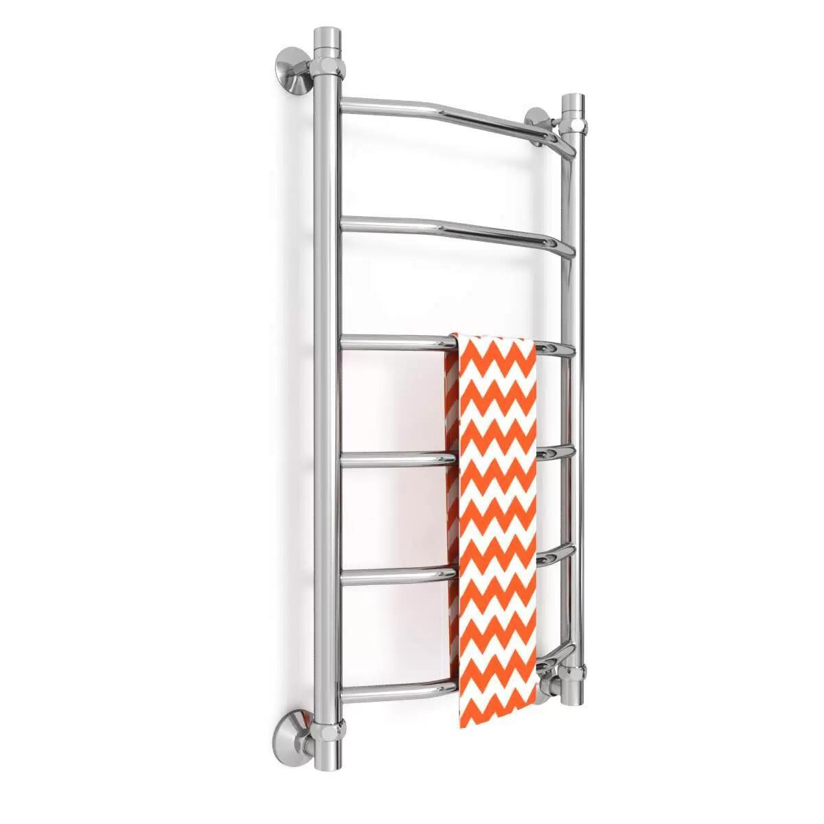 Изображение товара Водяной полотенцесушитель Zigzag E 40x80 см из нержавеющей стали, Россия