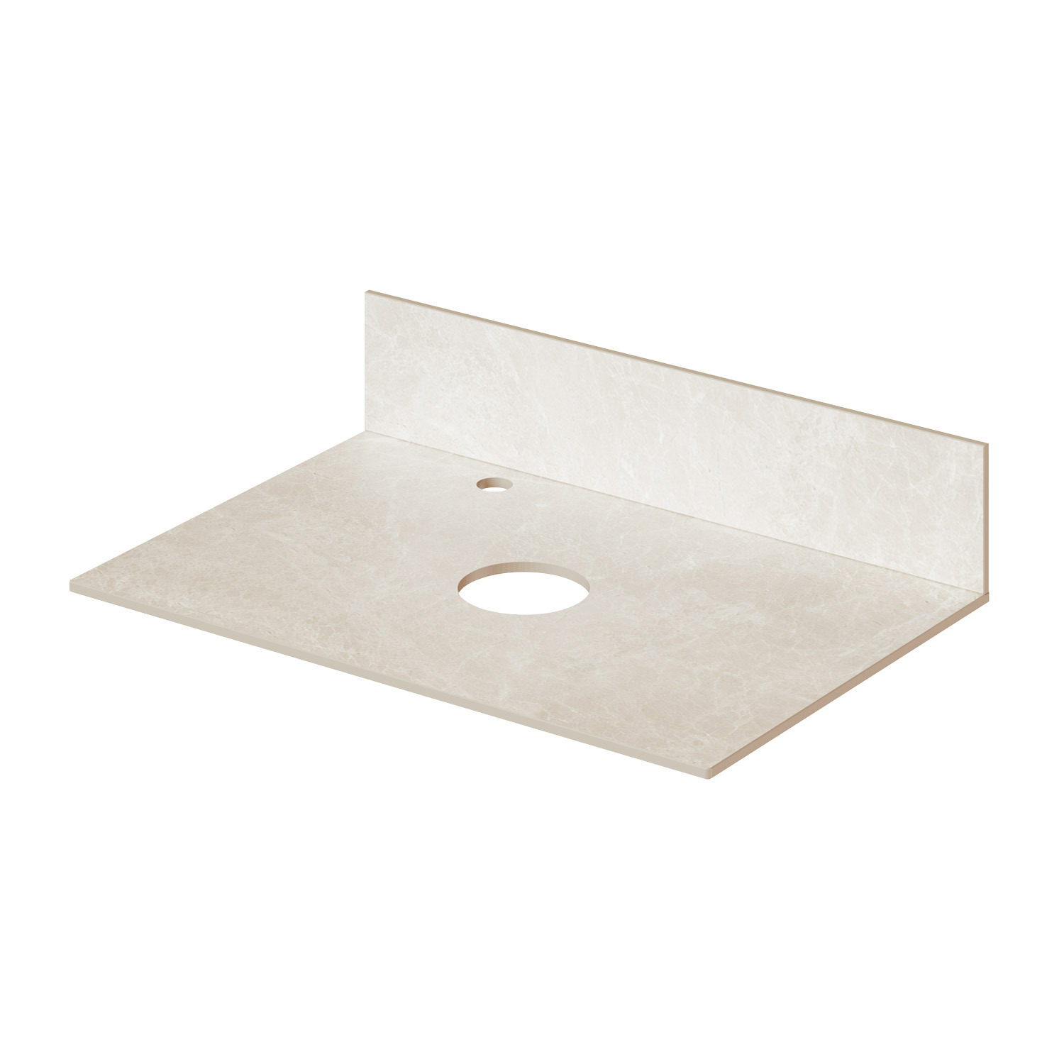Изображение товара Столешница в ванную Итана 4657810330498 70.2x45.3см Керамика цвет бежевый