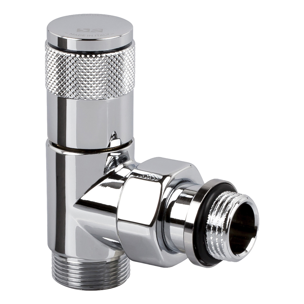 Изображение товара Угловой вентиль SR Tondera 1/2''х3/4'' хром для радиатора и систем водоснабжения