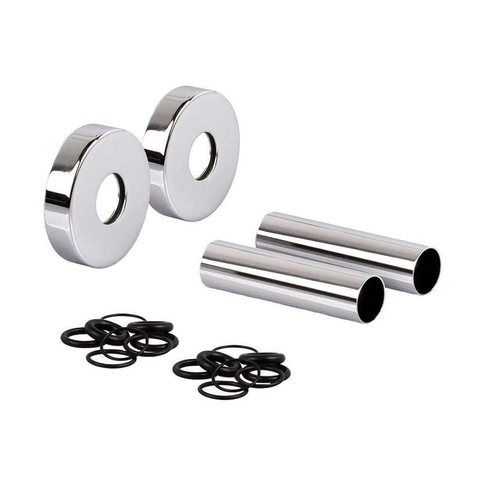 Изображение товара Комплект декоративных трубок SR Rubinetterie 70xD 18-20 1/2 хром