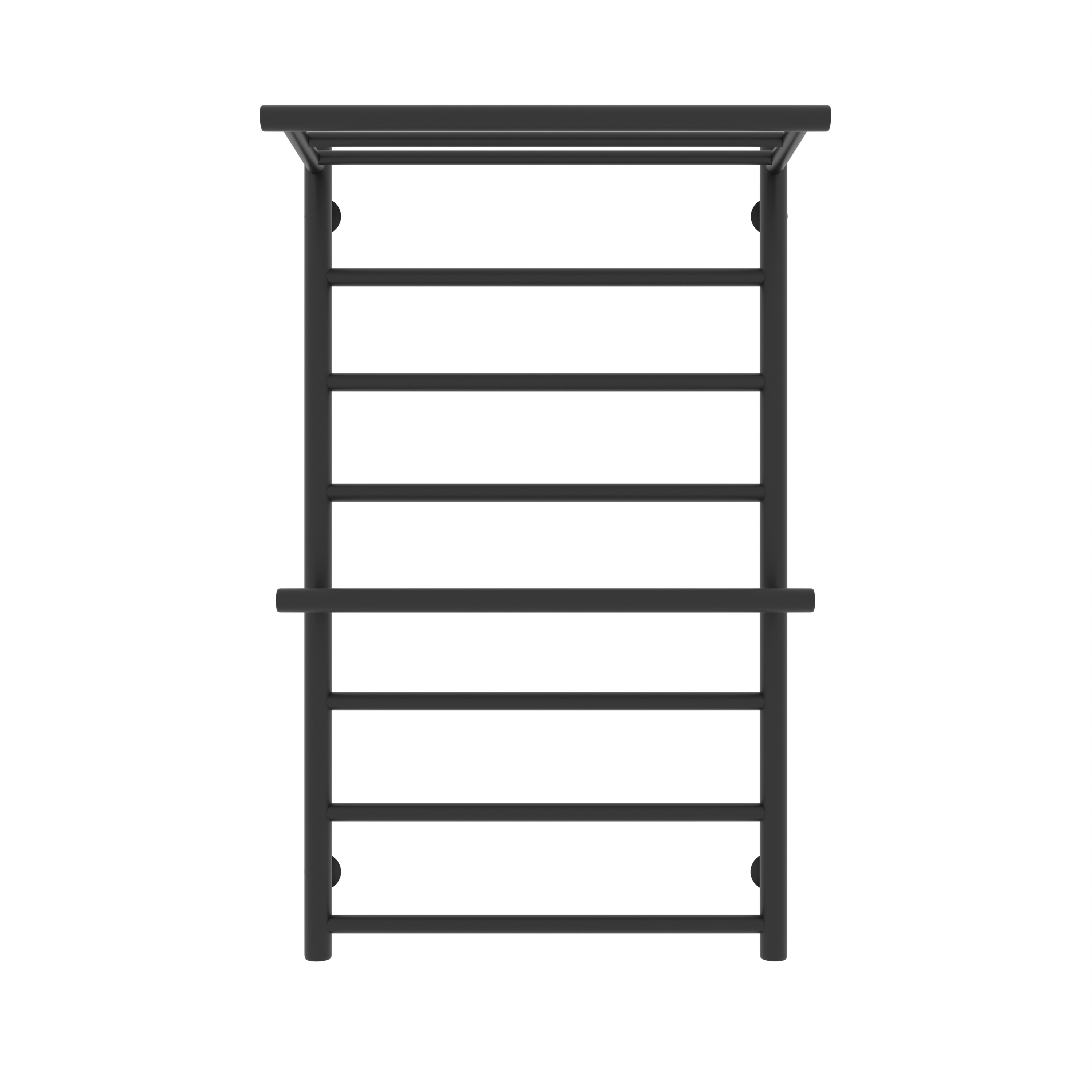 Изображение товара Водяной полотенцесушитель Laris Лавина П9 54x81 см нержавеющая сталь черный матовый